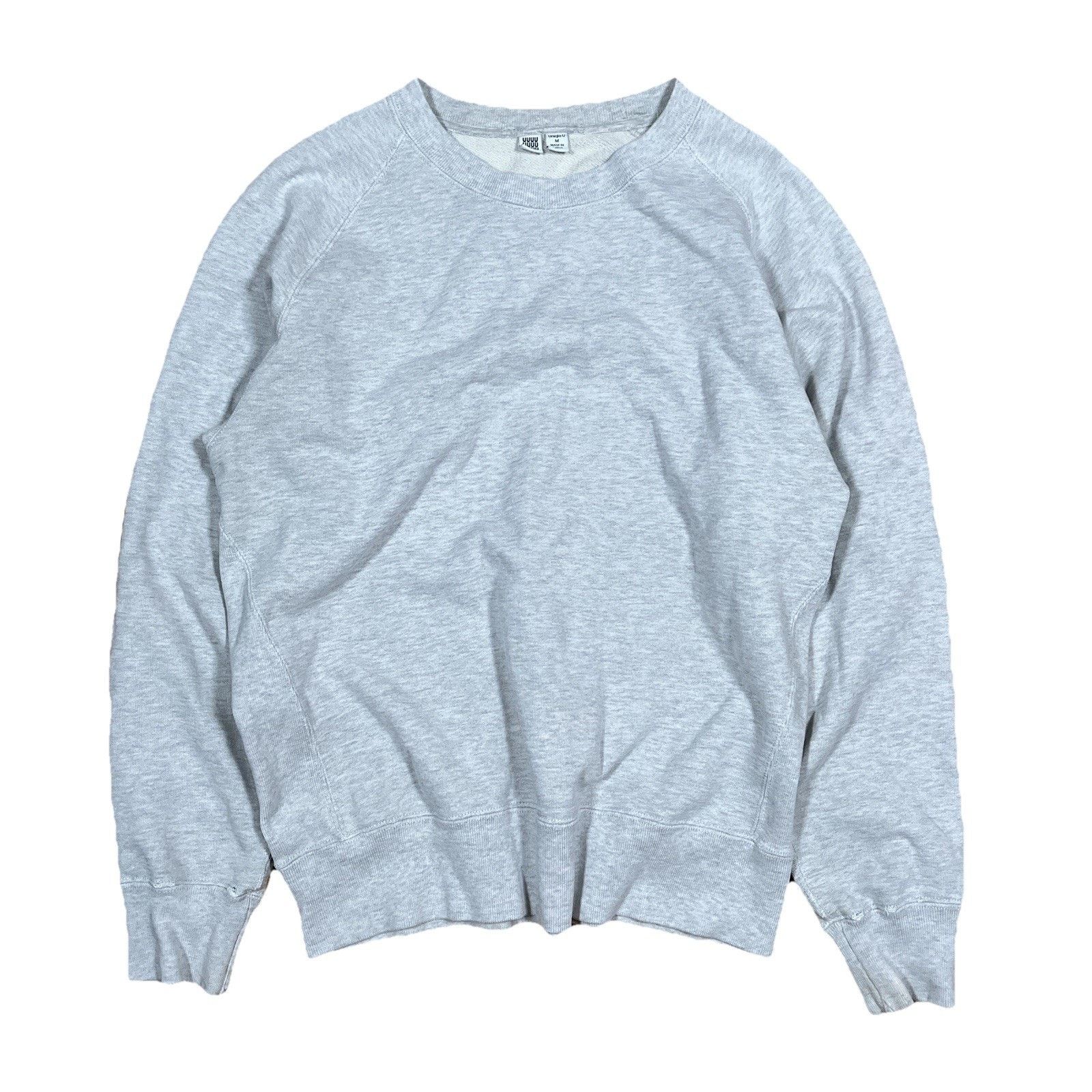 Christophe Lemaire × Uniqlo Uniqlo U Lemaire Crewneck Sweatshirt Distress Grunge Bleach Size M / US 6-8 / IT 42-44 - 1 Thumbnail