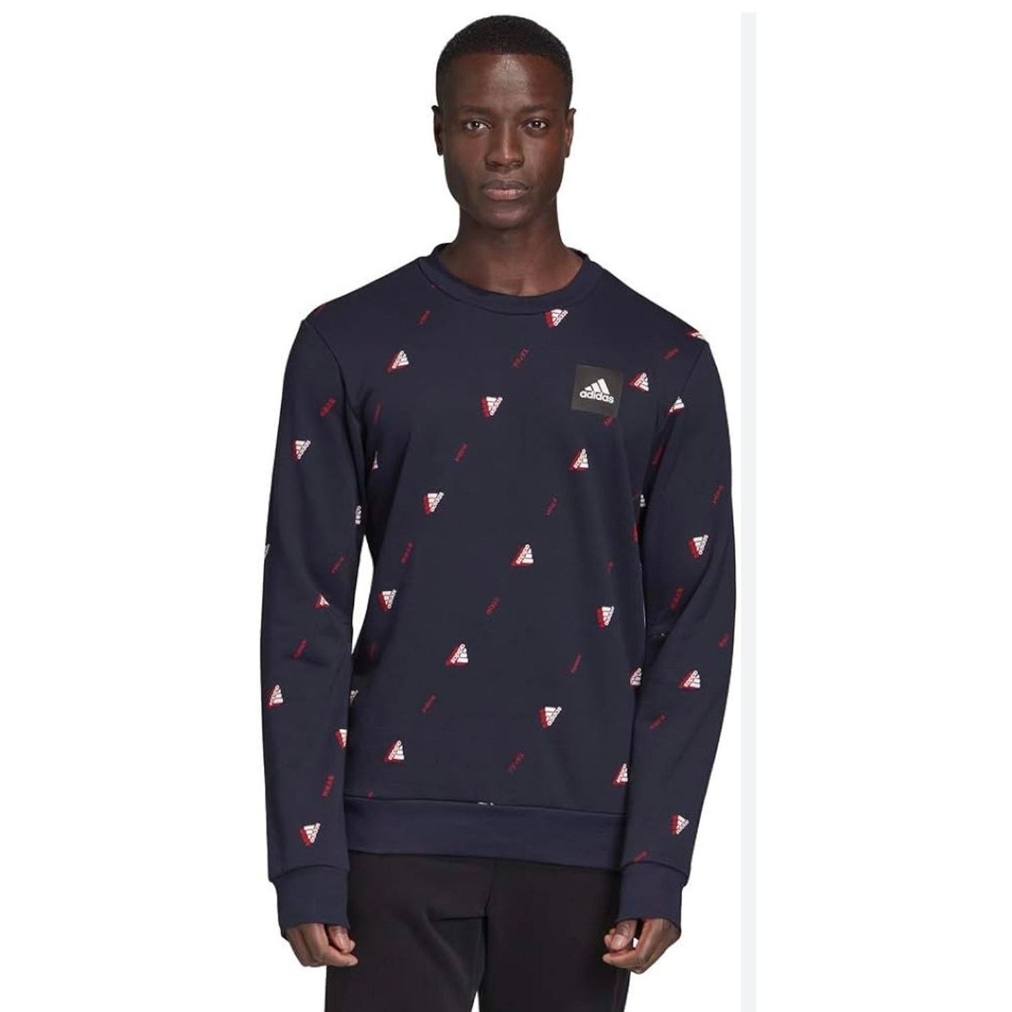 Adidas Adidas Must Haves Graphic Crew Neck Sweatshirt Size Medium Size US M / EU 48-50 / 2 - 1 Thumbnail