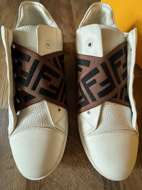 Fendi Fendi leather sneakers Size US 10 / EU 43 - 1 Thumbnail
