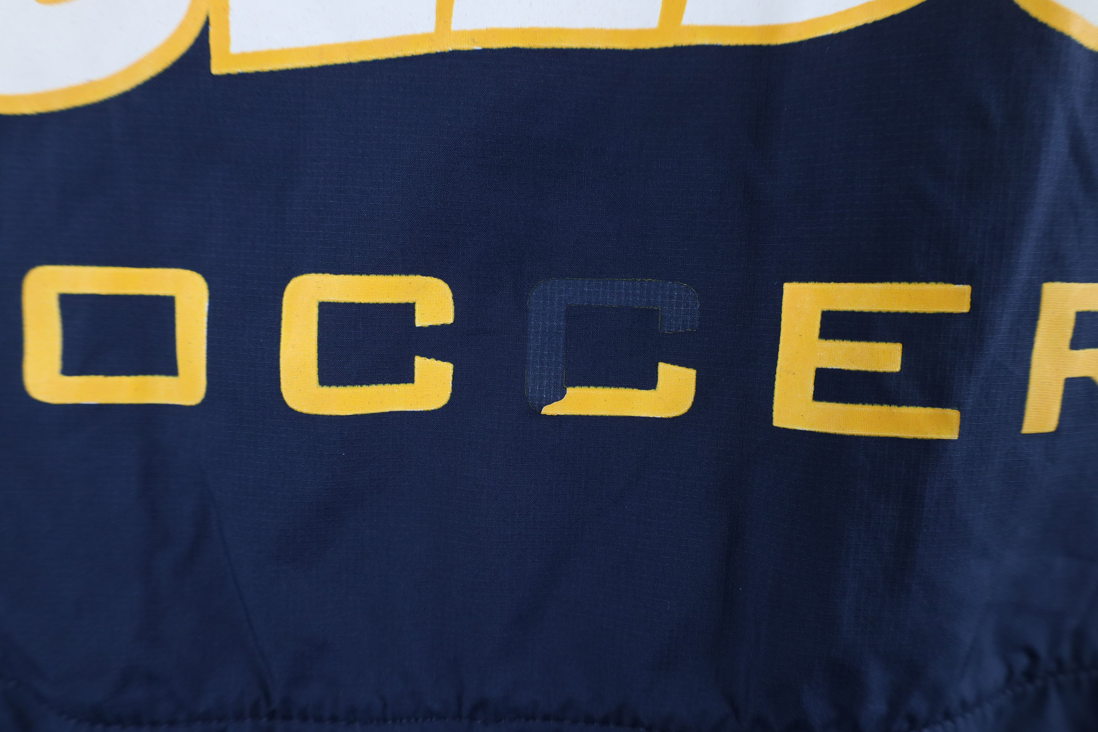 Nike × Vintage Nike Issued University of Toledo Soccer Hooded Jacket Blue Size US M / EU 48-50 / 2 - 8 Thumbnail