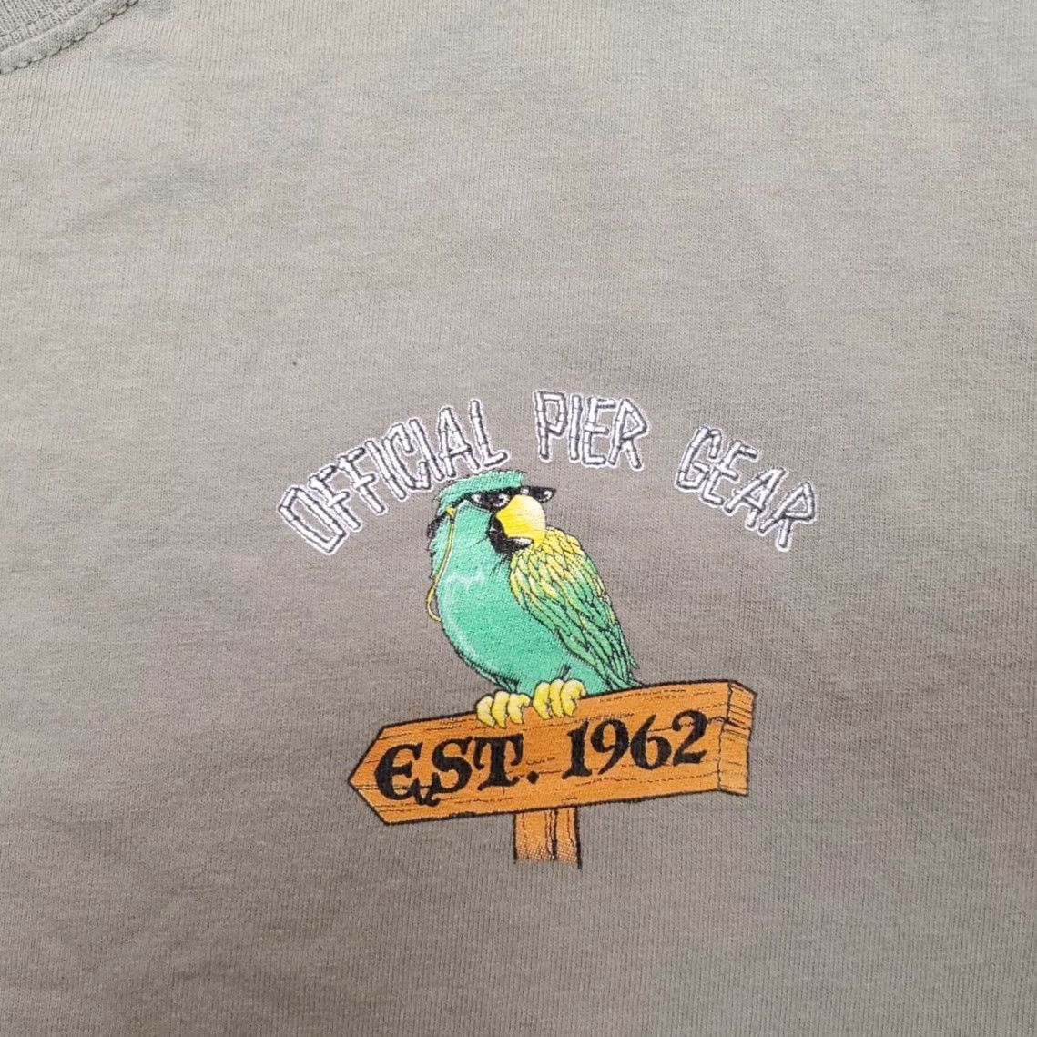 Vintage VINTAGE Cocoa Beach Pier Shirt Mens L Green Surf Boardwalk Marlins Y2K Florida Shirt Size US L / EU 52-54 / 3 - 2 Thumbnail