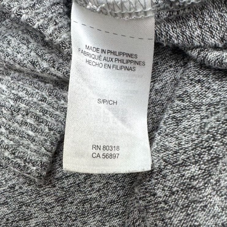 Lucky Brand Lucky Brand Tunic V-Neck Pullover Sweater Womens Small Petite Heather Gray Knit Size S / US 4 / IT 40 - 7 Thumbnail