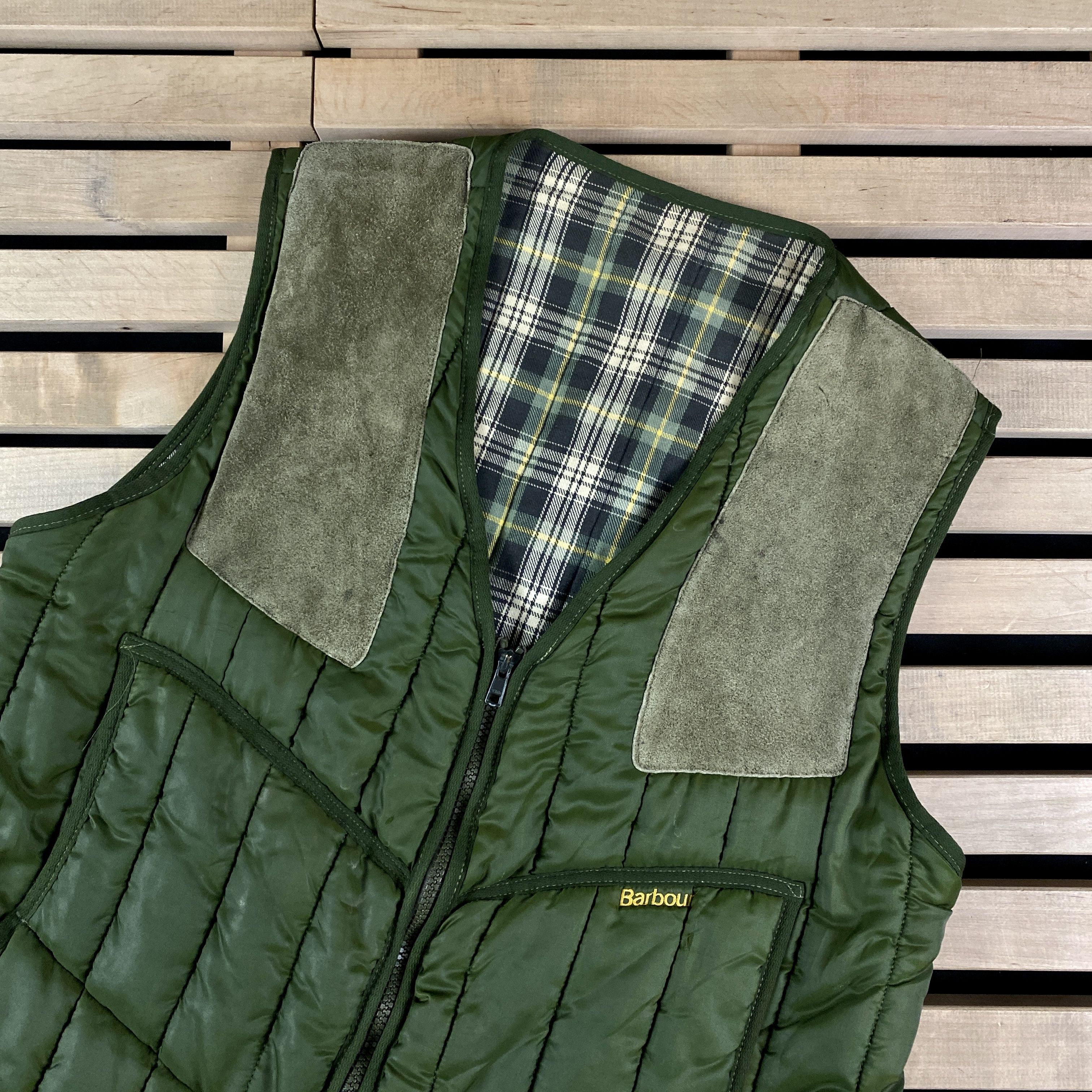 Barbour × Vintage Mens Waistcoat Barbour Size S Size US S / EU 44-46 / 1 - 2 Thumbnail