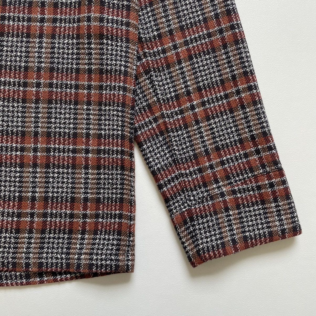 Our Legacy Crepe Tweed Check Flannel Box Shirt Size US M / EU 48-50 / 2 - 9 Thumbnail