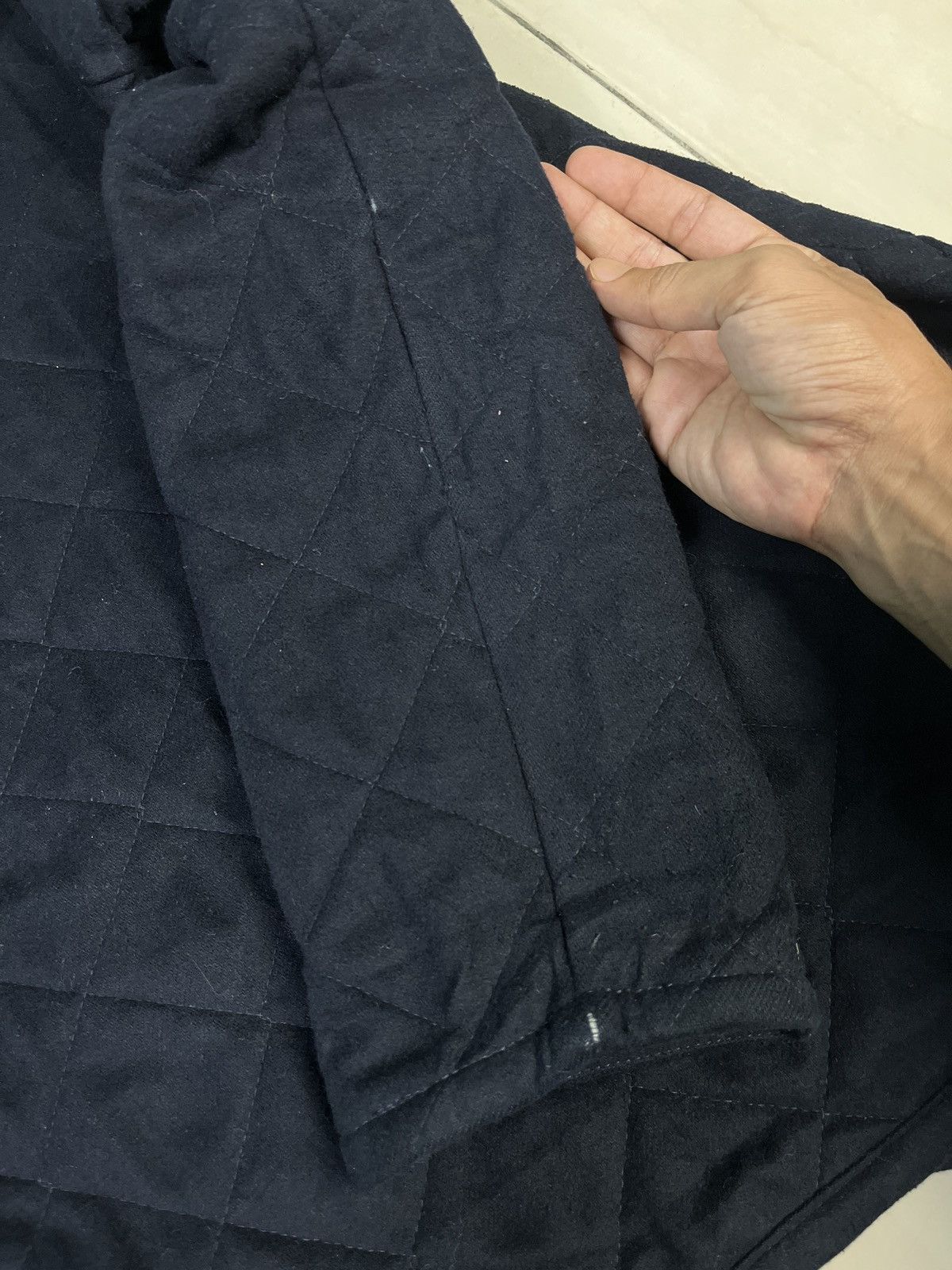 Lavenham Lavenham Wool Quilted Button Up Jacket Suffolk England Made Size US L / EU 52-54 / 3 - 15 Thumbnail