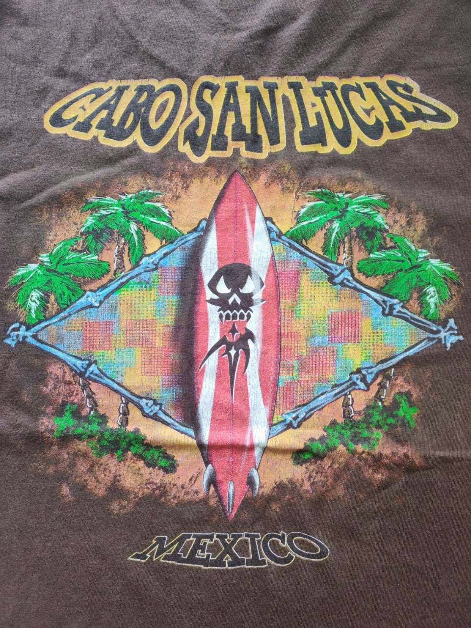 Other cabo san lucas mexico 00s vintage t shirt brown 19/27.5 Size US M / EU 48-50 / 2 - 7 Thumbnail