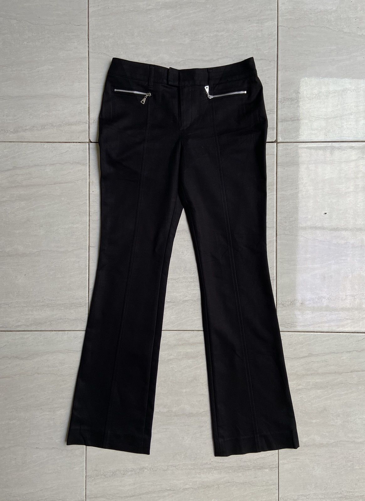 image of Yohji Yamamoto Ined Made In Japan Black Long Pants, Men's (Size 29)