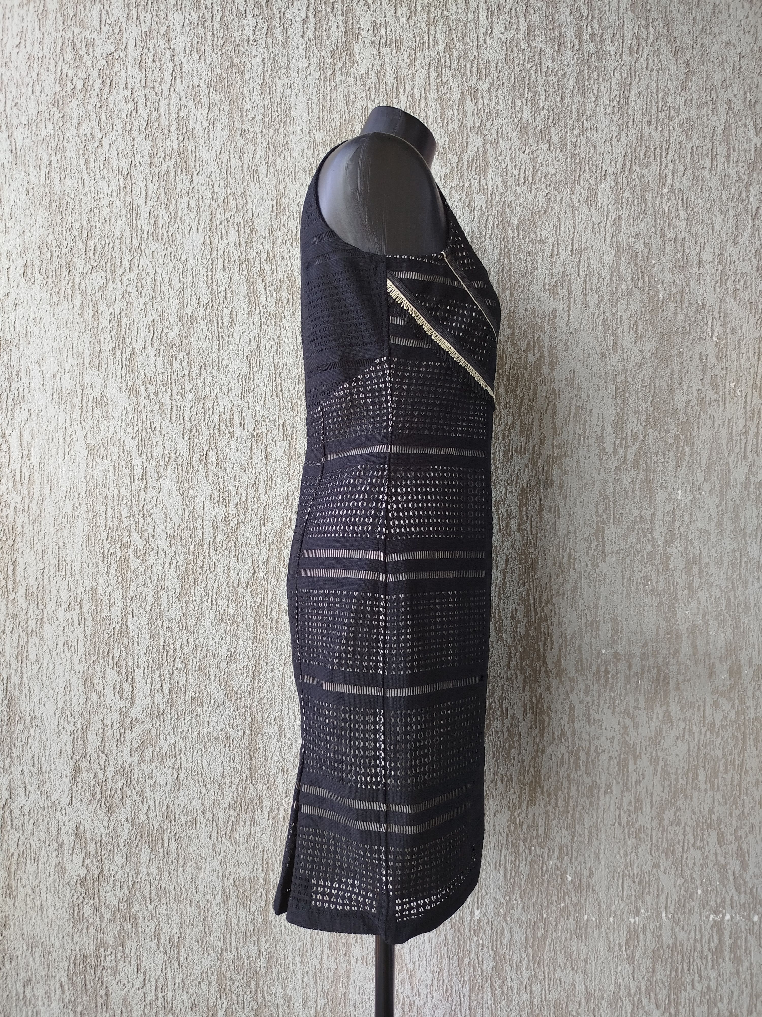 Jean Paul Gaultier Save The Queen Dress Pencil Textured Mesh Zip Size L Size L / US 10 / IT 46 - 5 Thumbnail