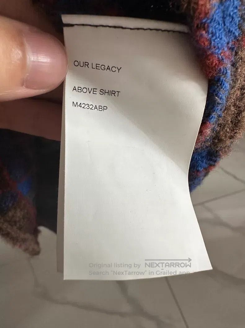 Our Legacy Our Legacy Plaid Shirt Size US S / EU 44-46 / 1 - 4 Thumbnail