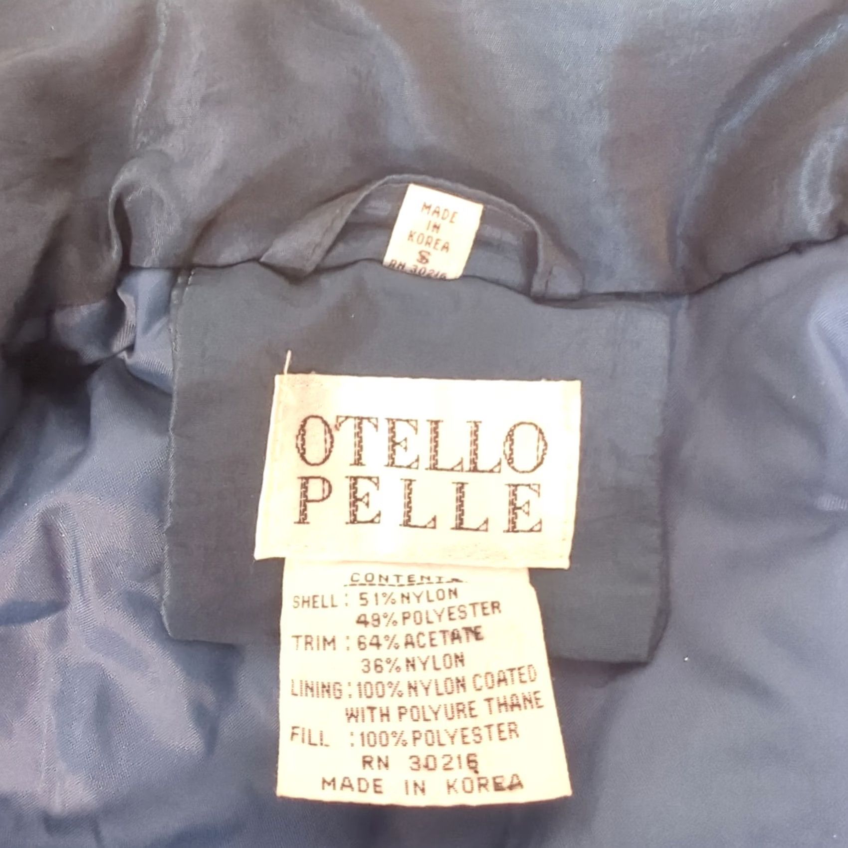 Vintage Otello Pelle Jacket Women Small Green Zip Embroidered Ruffle 90s Size S / US 4 / IT 40 - 4 Thumbnail