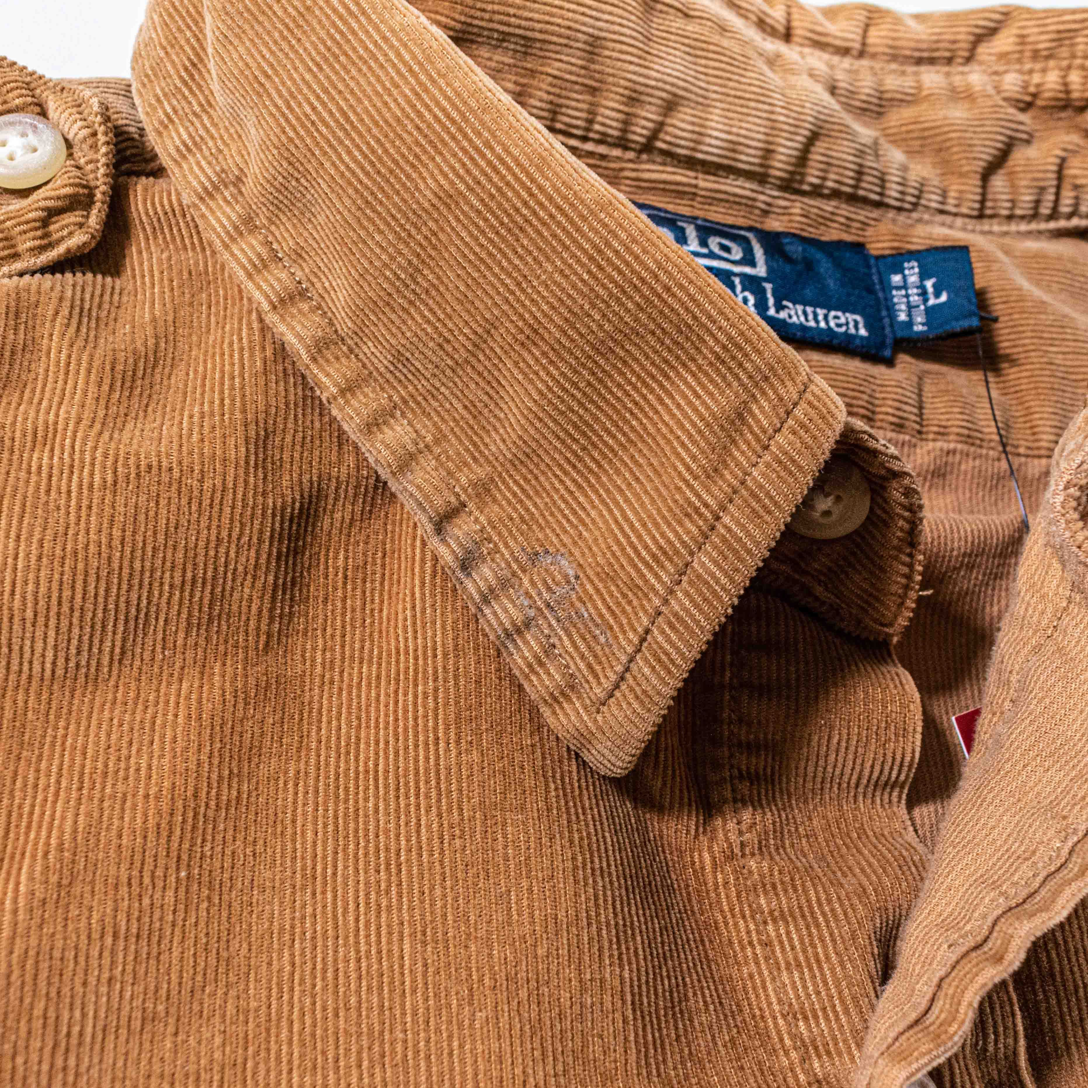 Polo Ralph Lauren Polo Ralph Lauren Corduroy Utility Field Shirt Y2K Work Size US L / EU 52-54 / 3 - 7 Thumbnail
