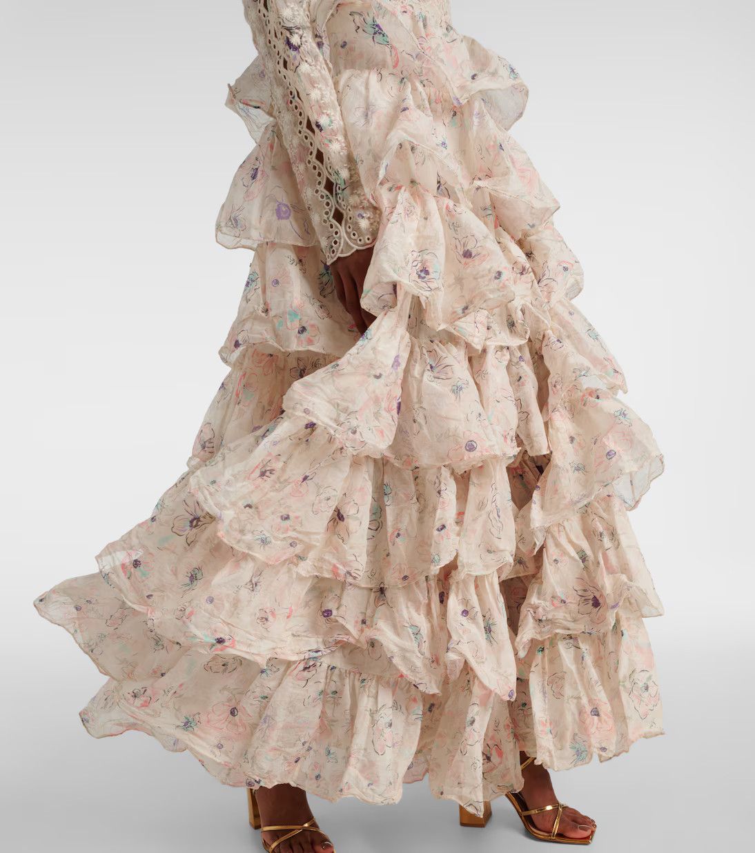 Zimmermann HALLIDAY RUFFLE GOWN Size M / US 6-8 / IT 42-44 - 4 Thumbnail