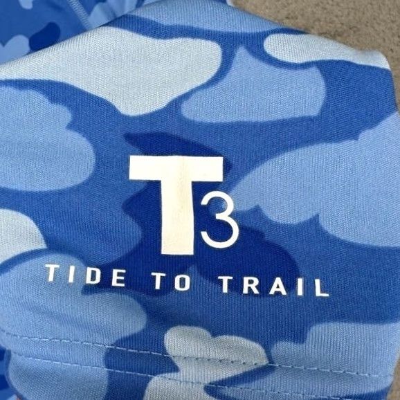 Southern Tide Southern Tide T3 Tide To Trail Shirt Mens Small Blue Camo Long Sleeve Activewear Shirt Size US S / EU 44-46 / 1 - 7 Thumbnail