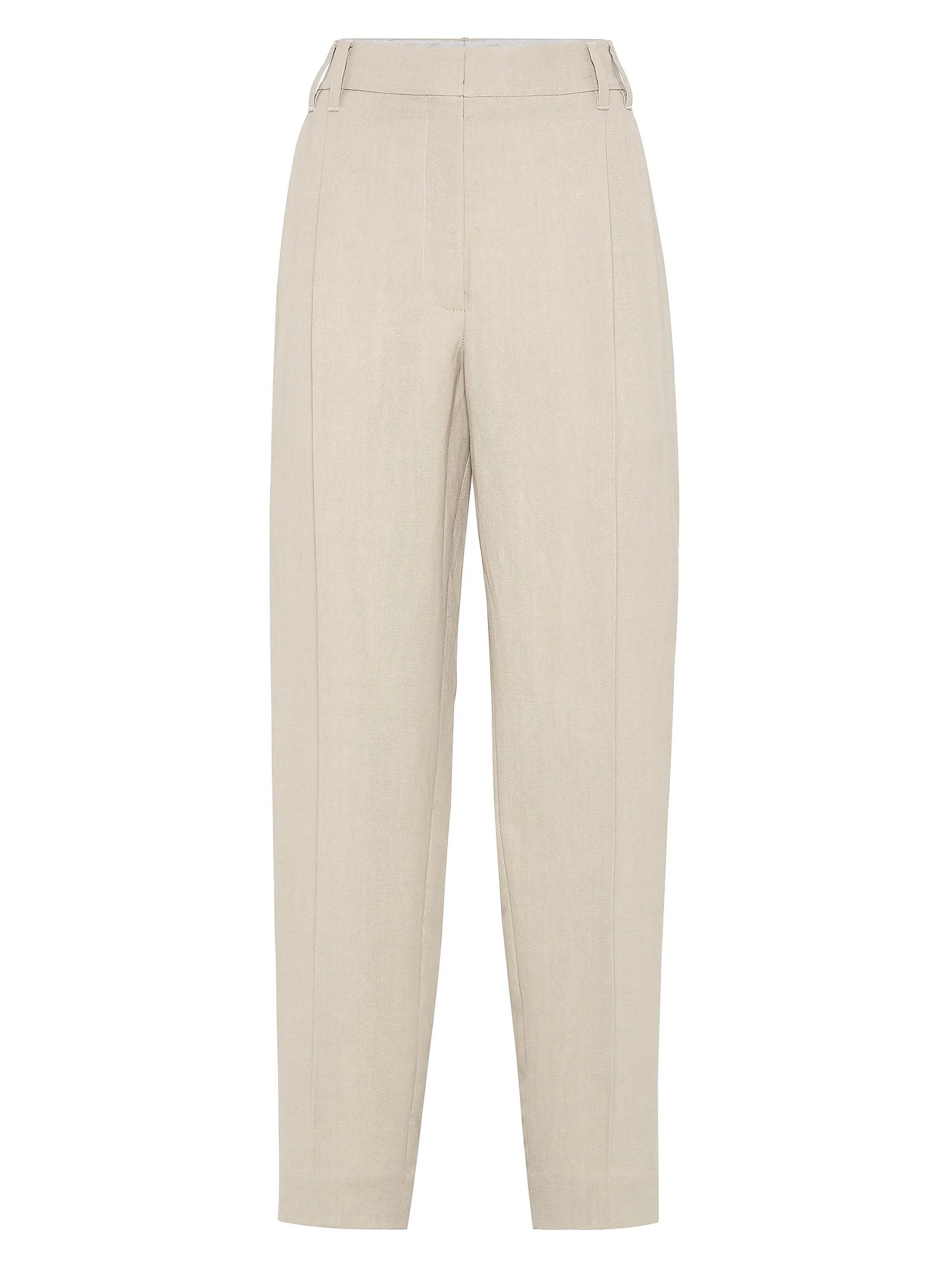Brunello Cucinelli o1y0725 Casual Pant in Beige Size 34" / US 12 / IT 48 - 1 Thumbnail