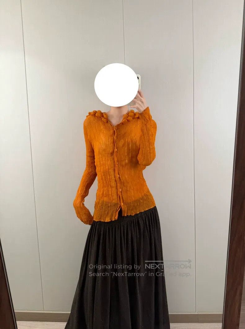Issey Miyake Issey Miyake Willow Print Cardigan Size S / US 4 / IT 40 - 2 Thumbnail