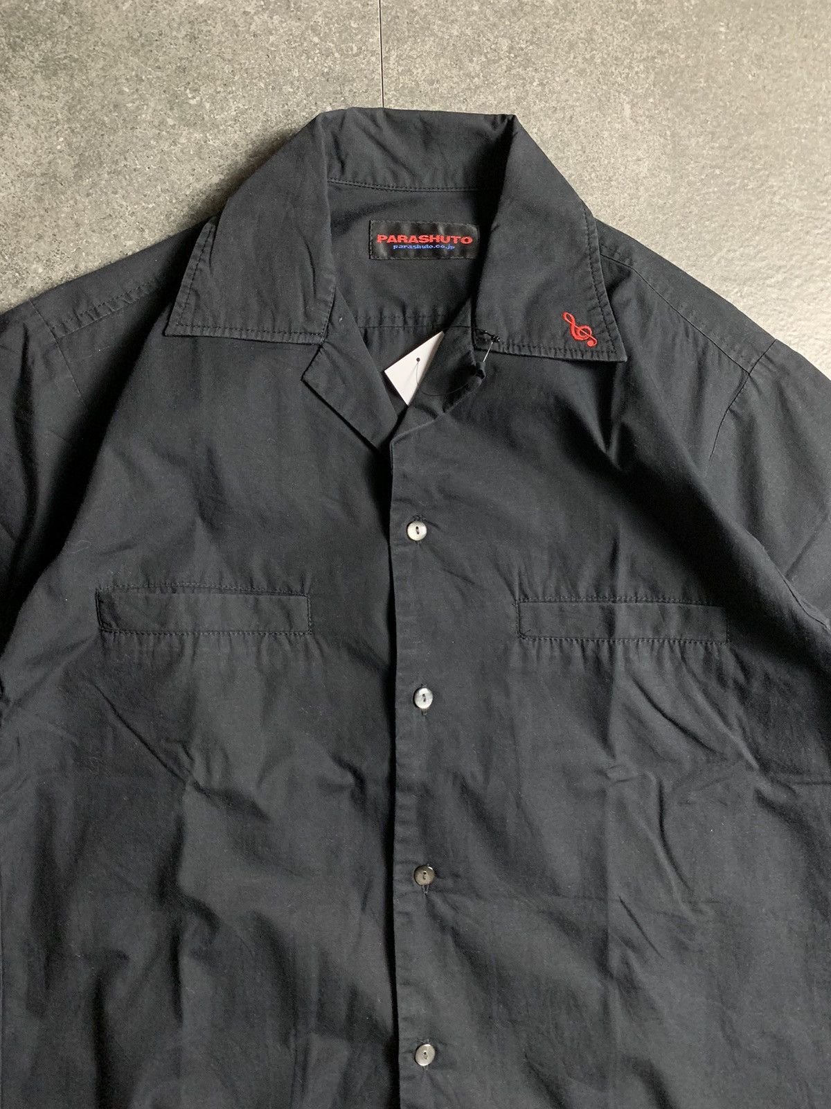 Hysteric Glamour × Japanese Brand × Seditionaries 2000s Parashuto Skull Cuban Collar Shirt Size US M / EU 48-50 / 2 - 3 Thumbnail