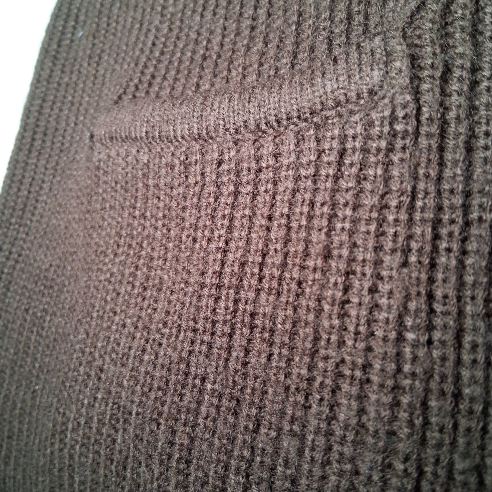 Vintage VINTAGE Curry Knits Sweater Vest Women M Brown Open Front Ribbed Knit Vest 80s Brown Open front Womens M Size M / US 6-8 / IT 42-44 - 7 Thumbnail