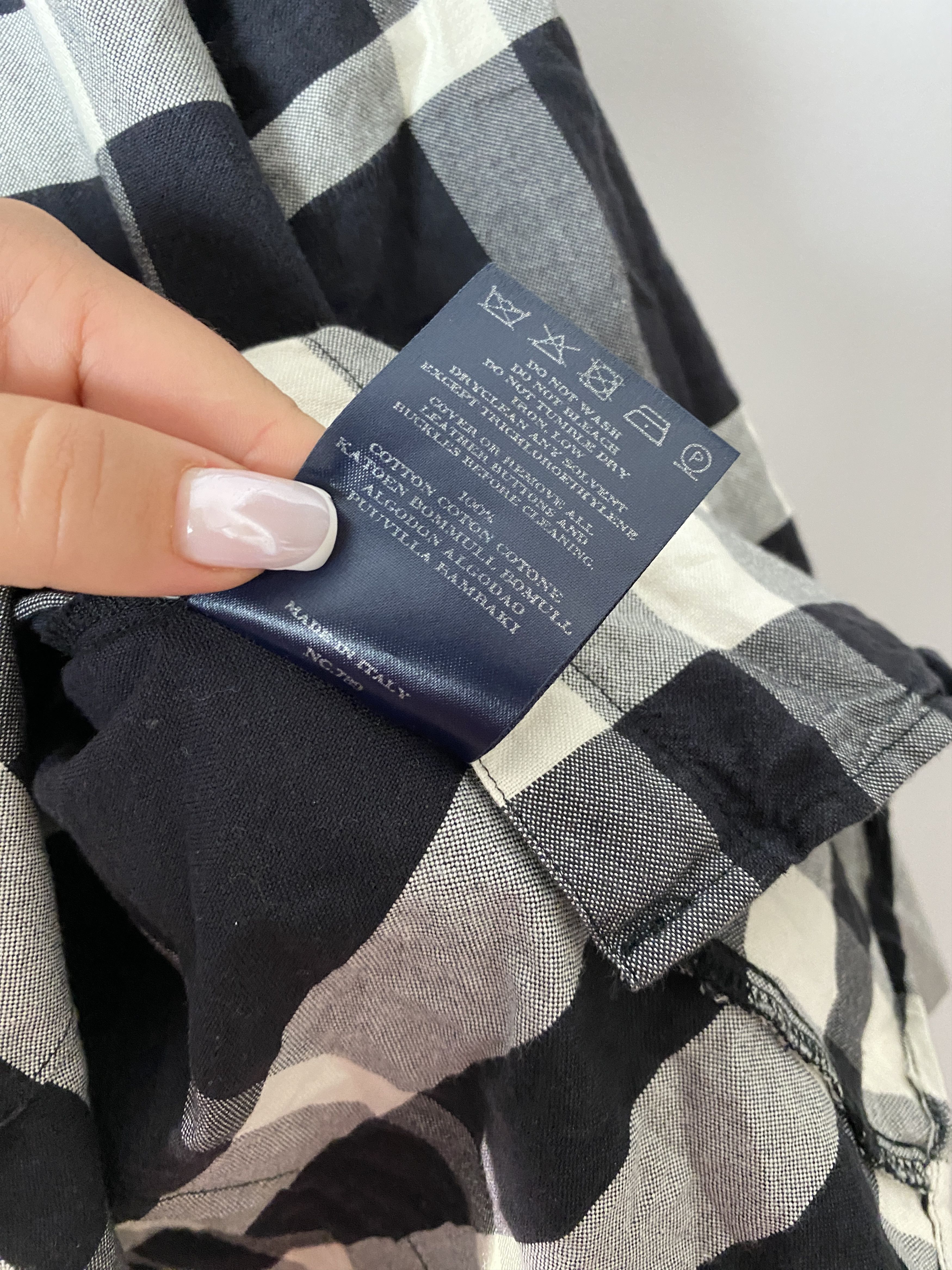 Burberry Burberry 3/4 sleeve shirt button ups checkered Size S / US 4 / IT 40 - 5 Thumbnail