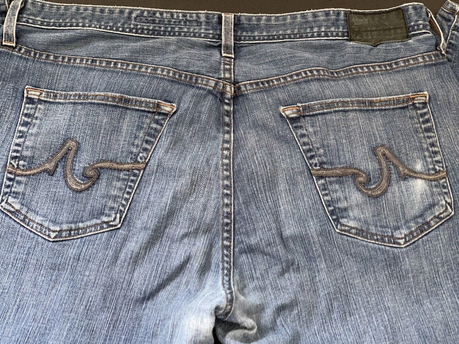 AG Adriano Goldschmied Adriano Goldschmidt Protege Straight Leg Mens Blue Jeans Size US 38 / EU 54 - 10 Thumbnail