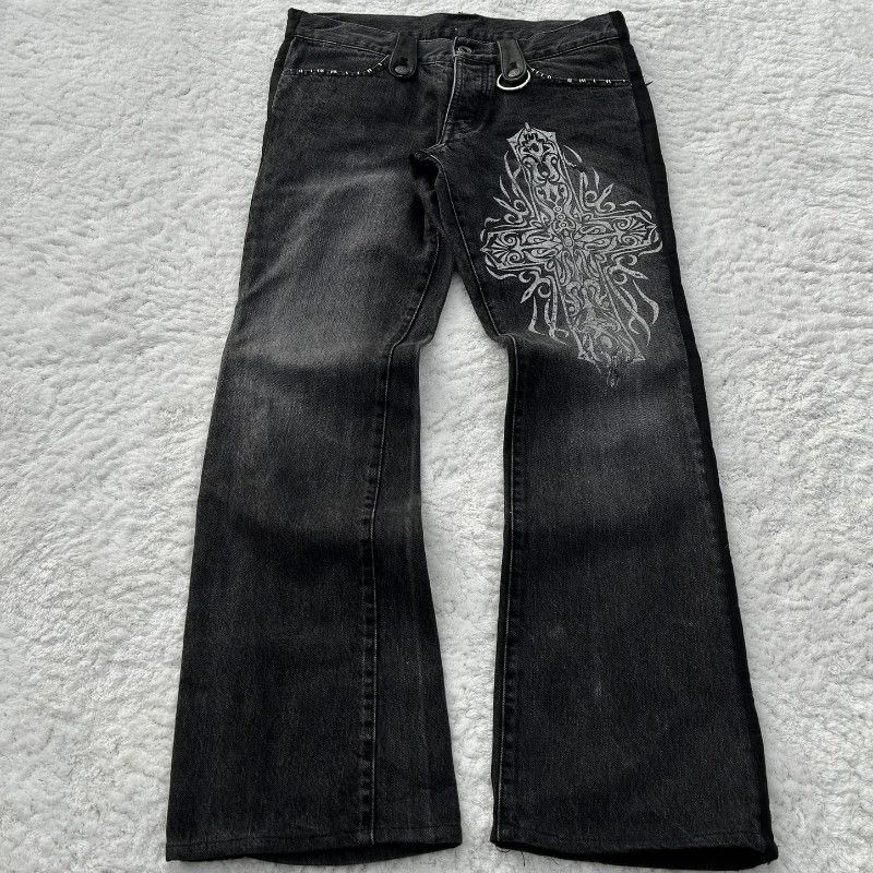 Vintage Y2K Black Denim Size US 32 / EU 48 - 1 Thumbnail