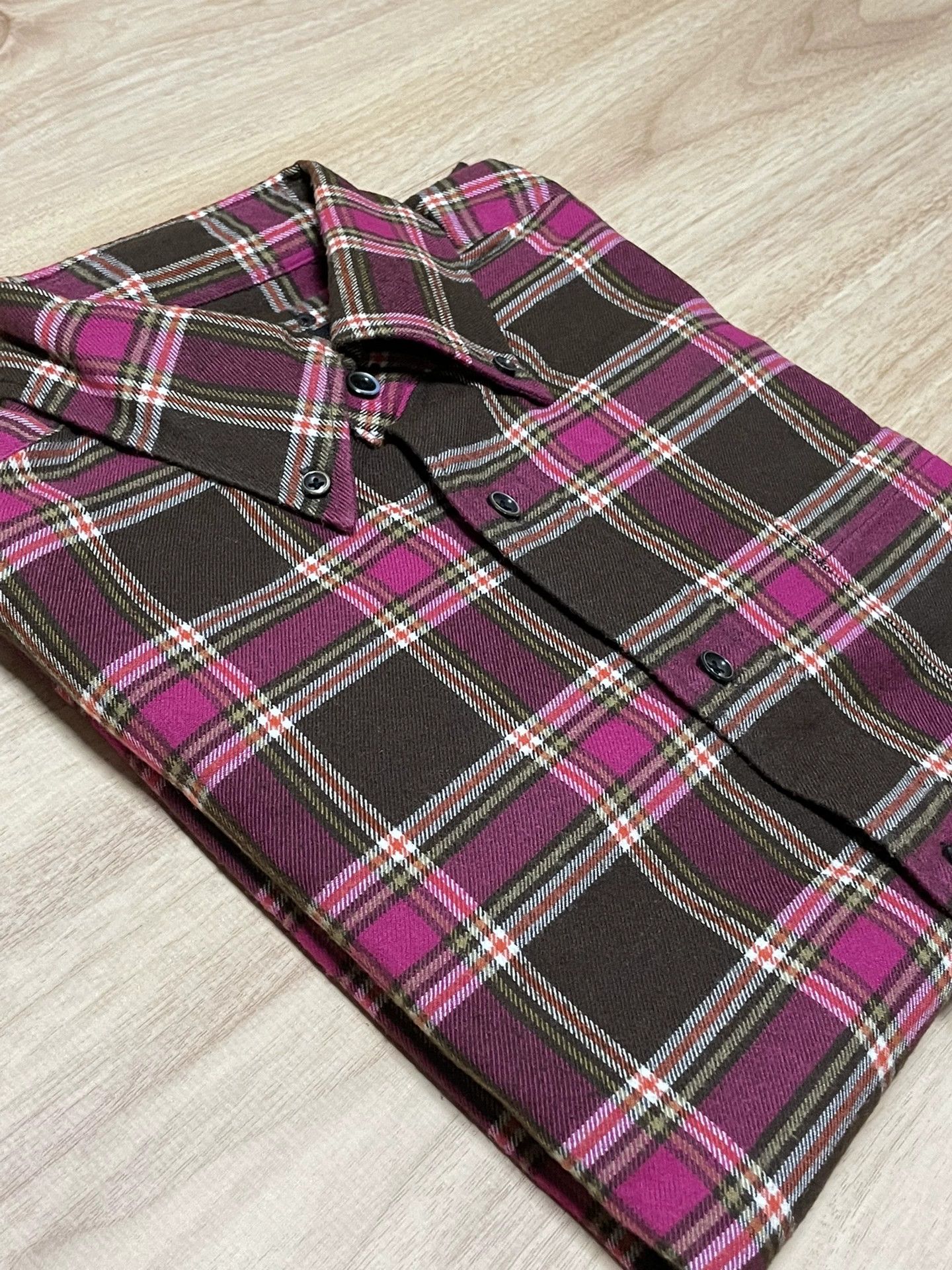 Sophnet. Sophnet. Casual Check LS Shirt Rainbow Button by Kiyonaga M Size US M / EU 48-50 / 2 - 3 Thumbnail