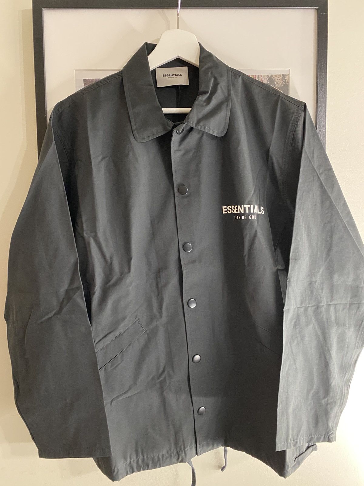 Essentials Fear Of God Essentials Coach Jacket Size US XXS / EU 40 - 3 Thumbnail