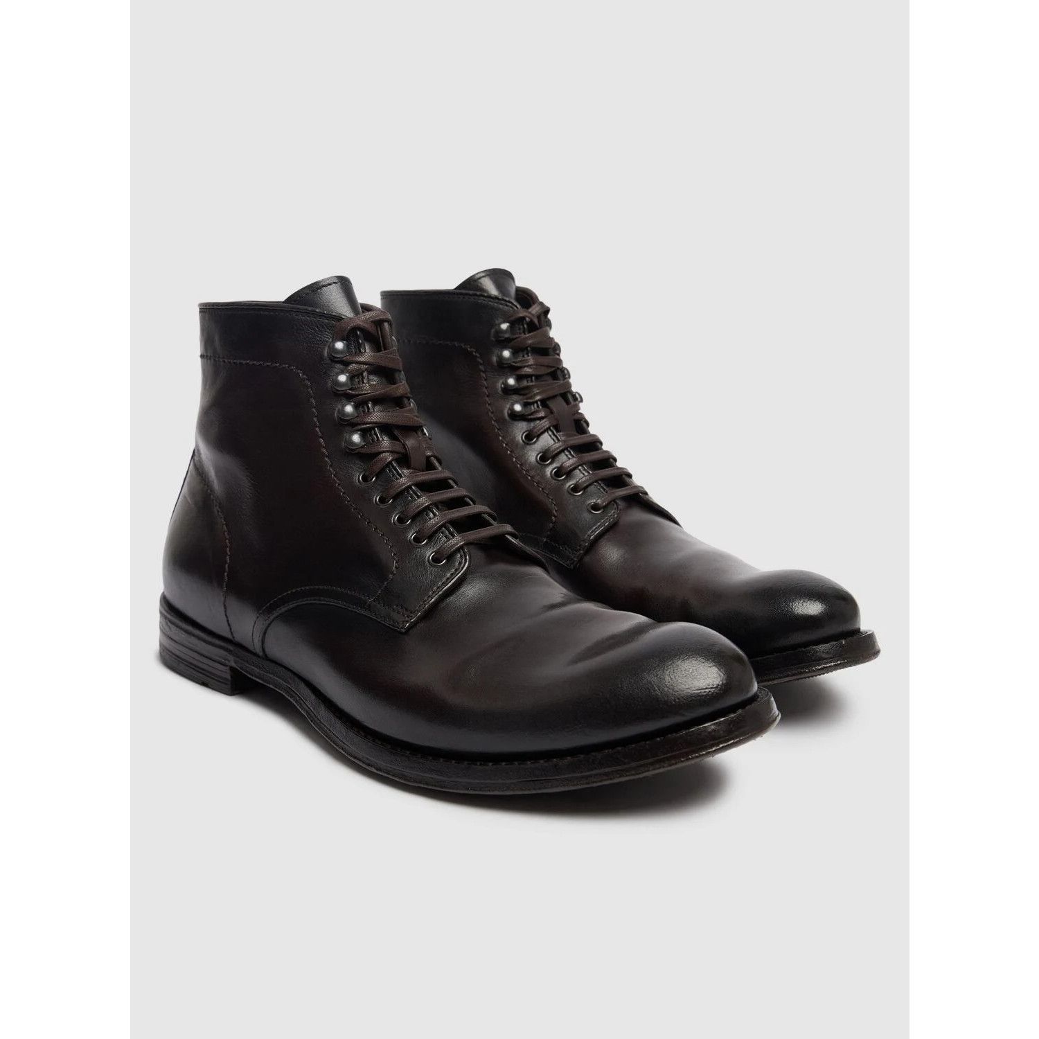 Officine Creative OFFICINE CREATIVE Anatomia Brown Leather Boots New & Authent Size US 10 / EU 43 - 2 Thumbnail