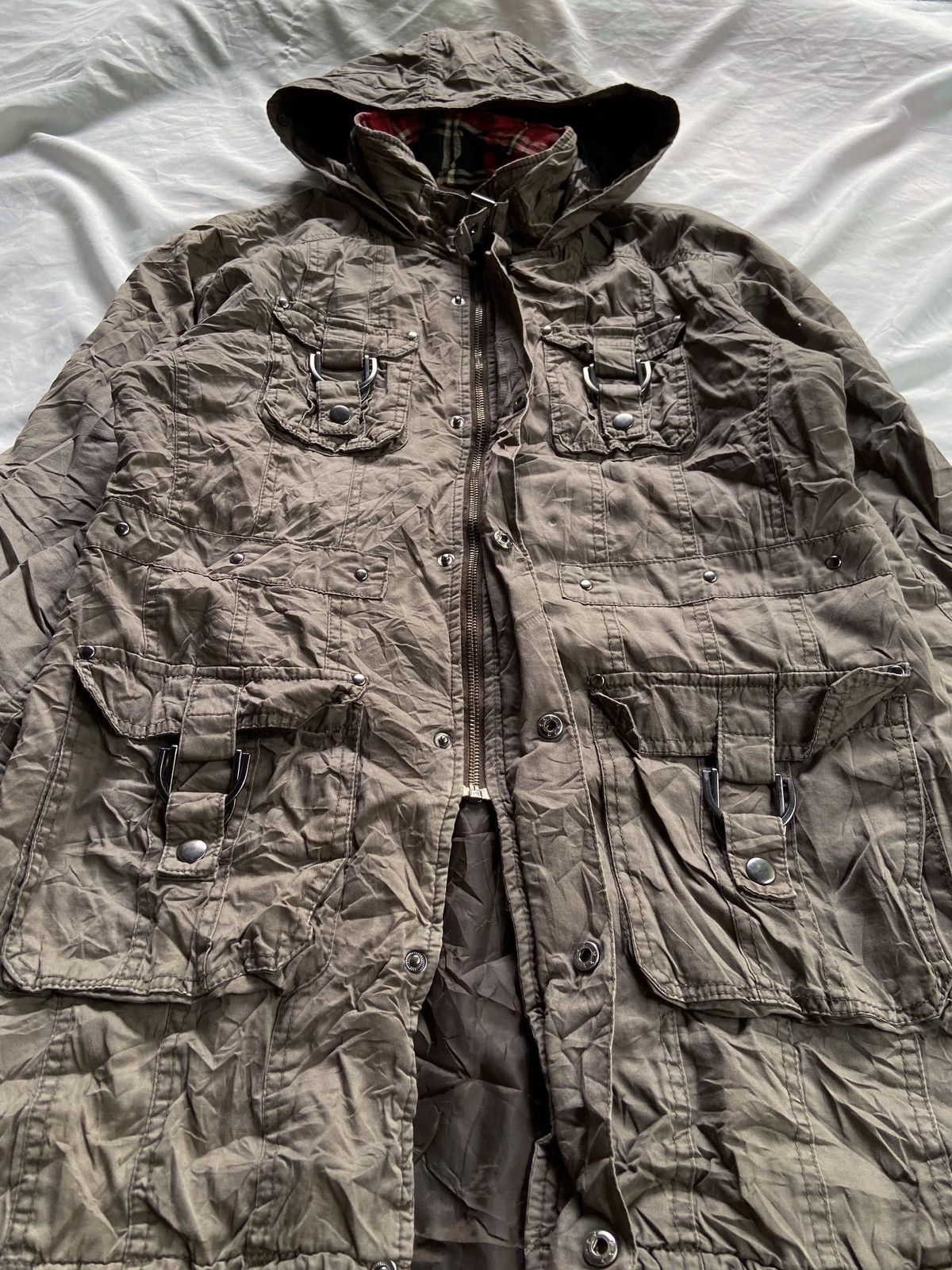 Isamu Katayama Backlash JAPANESE THRUXTON BONDAGE MULTI POCKET COAT JACKET Size US L / EU 52-54 / 3 - 6 Thumbnail