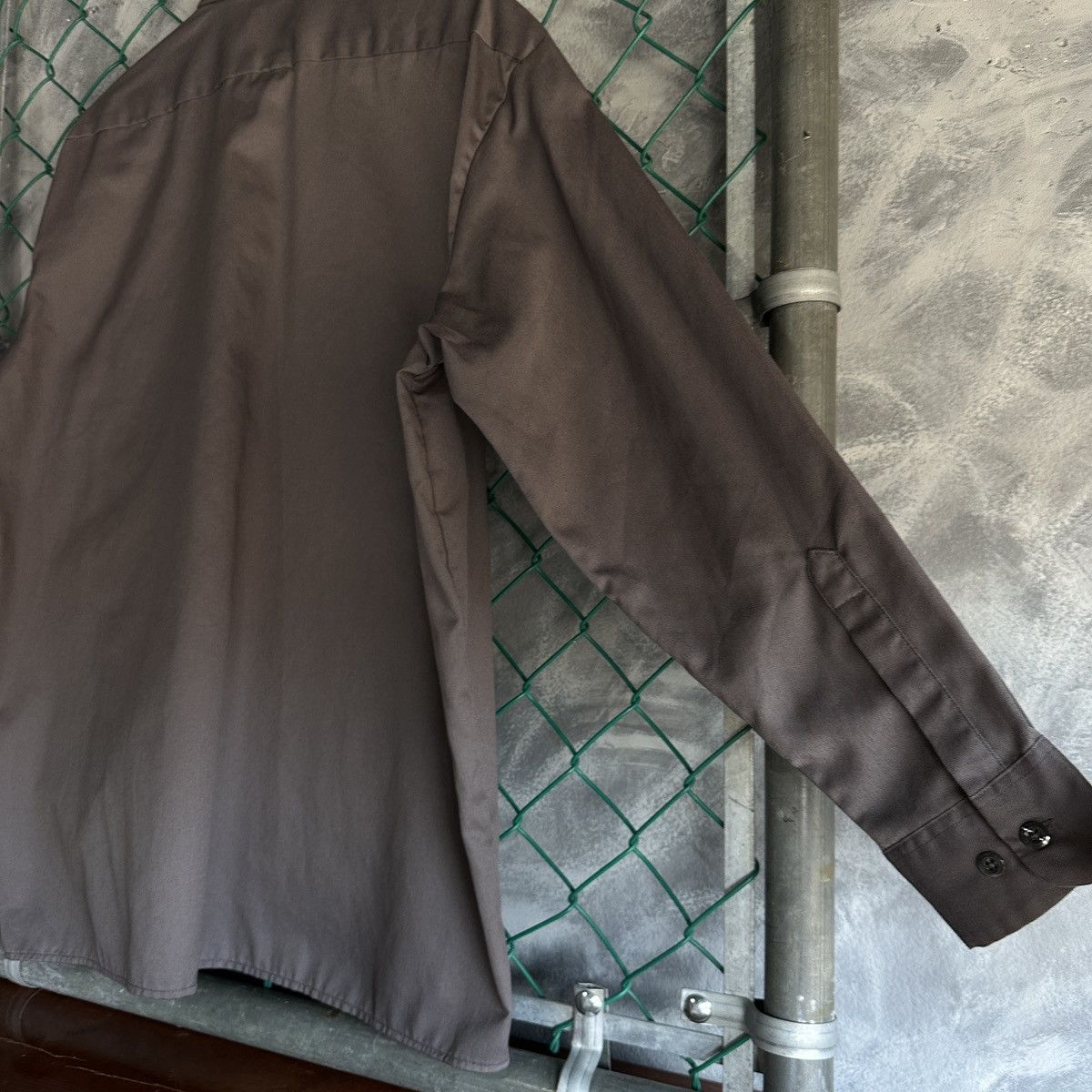 Dickies Dickies Button Up Shirt Mens XL Gray Workwear Mechanic Size US XL / EU 56 / 4 - 10 Thumbnail