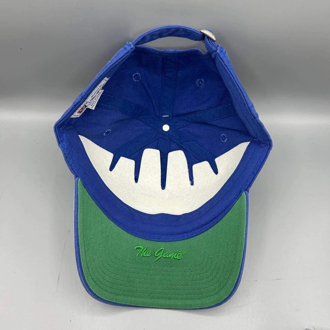 The Game Kansas Jayhawks NCAA Hat Men Blue Green Snap Back Cotton Size ONE SIZE - 2 Thumbnail