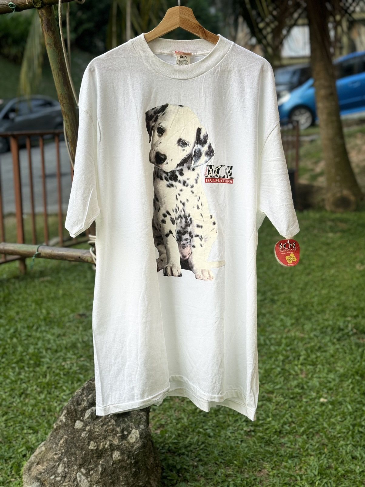 Disney × Vintage 🔥Vintage 90s 101 Dalmatians Nos Tee Size US XXL / EU 58 / 5 - 1 Thumbnail