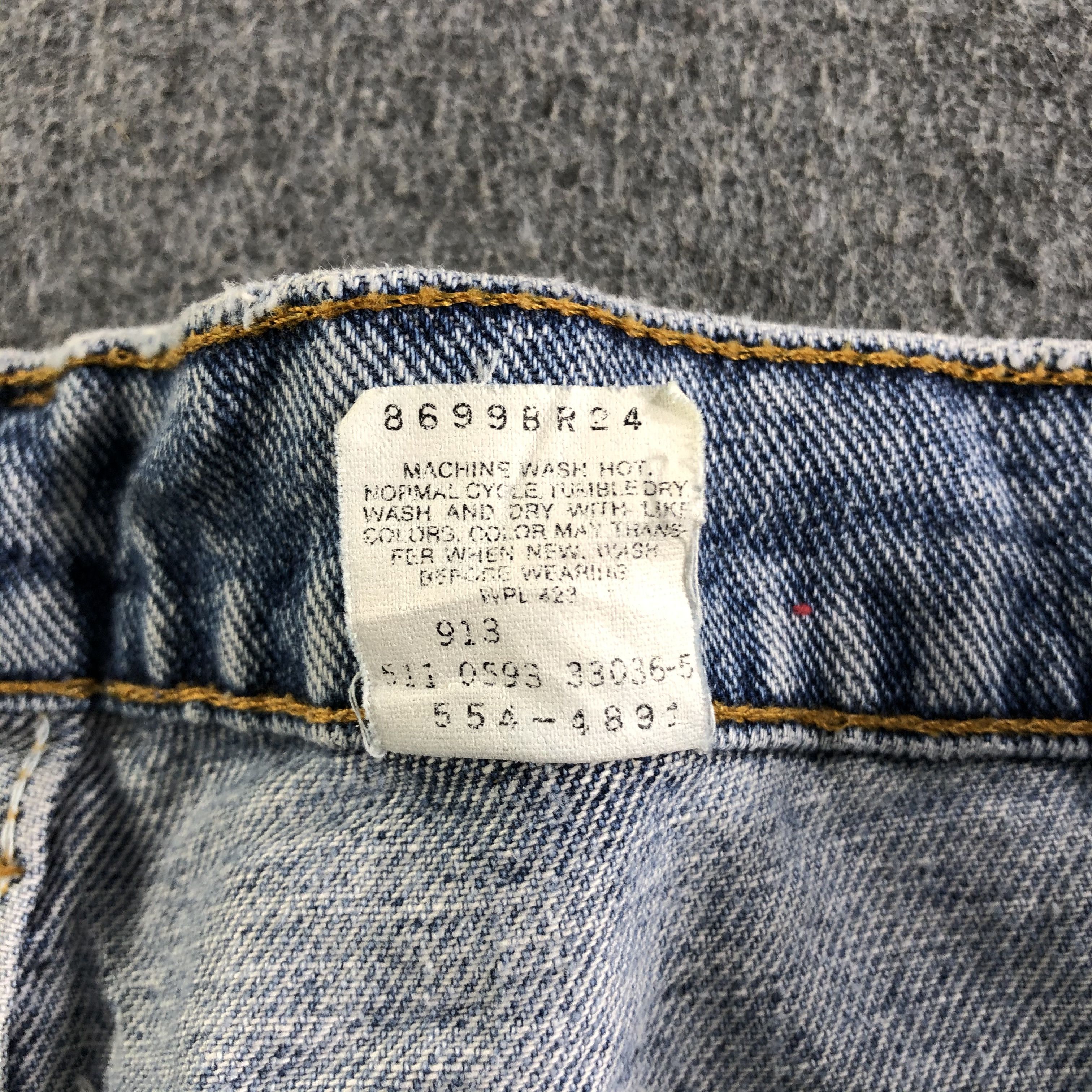Levi's × Vintage Vintage Light Wash Levis Jeans-J4379 Size 37" - 10 Thumbnail