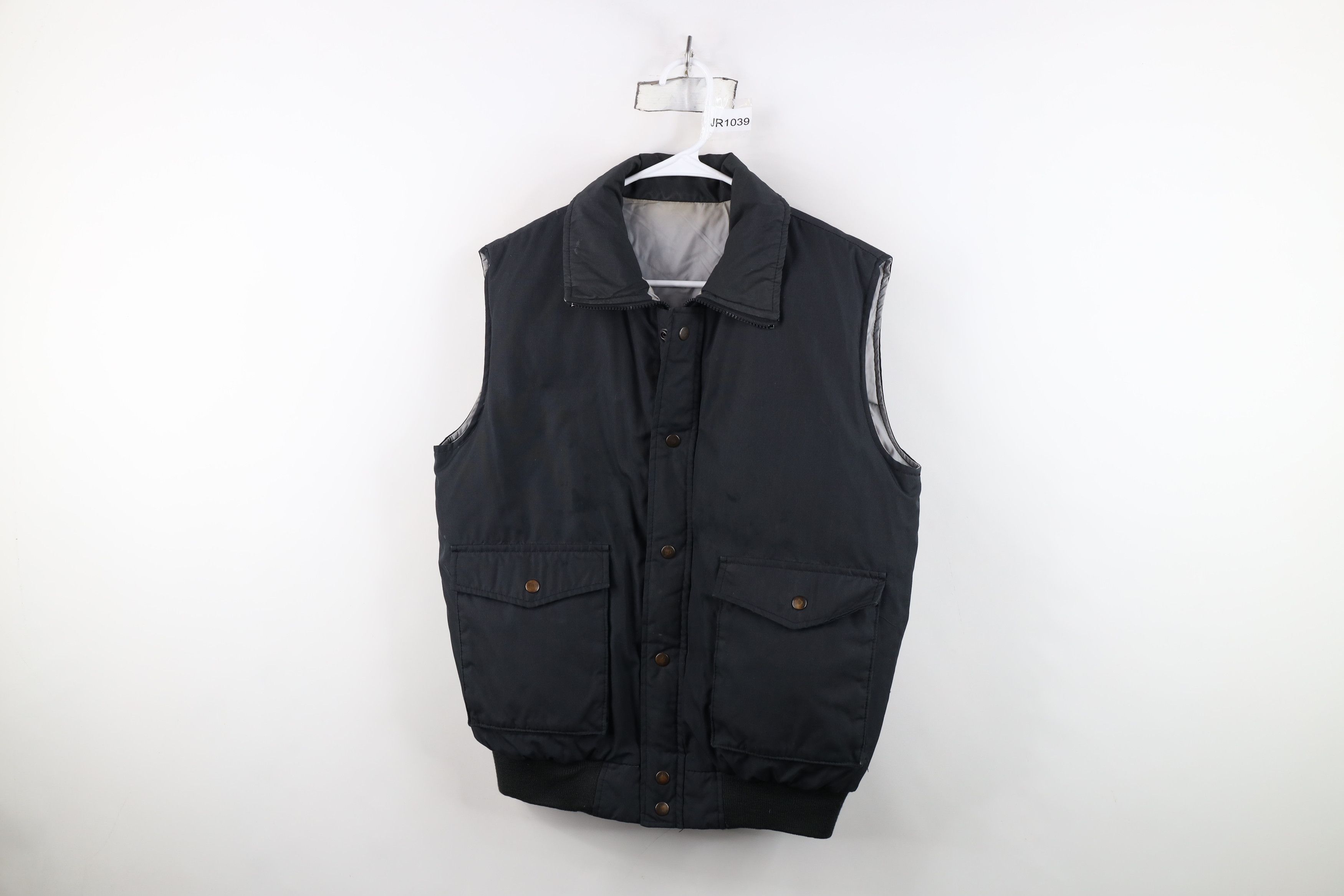 Vintage Vintage 90s Streetwear Reversible Duck Puffer Vest Jacket Size US M / EU 48-50 / 2 - 1 Thumbnail