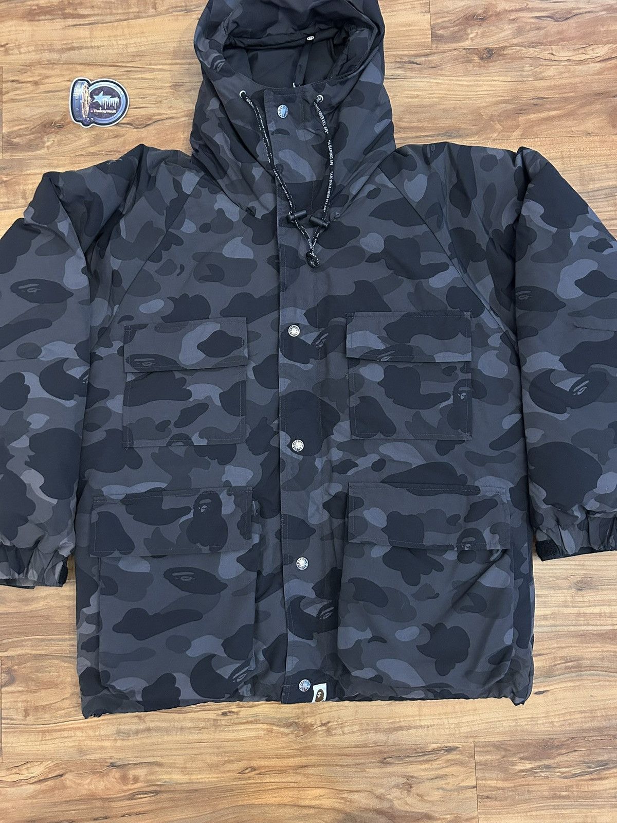 Bape OG Bape Black Camo Snowboard Jacket Size US M / EU 48-50 / 2 - 3 Thumbnail