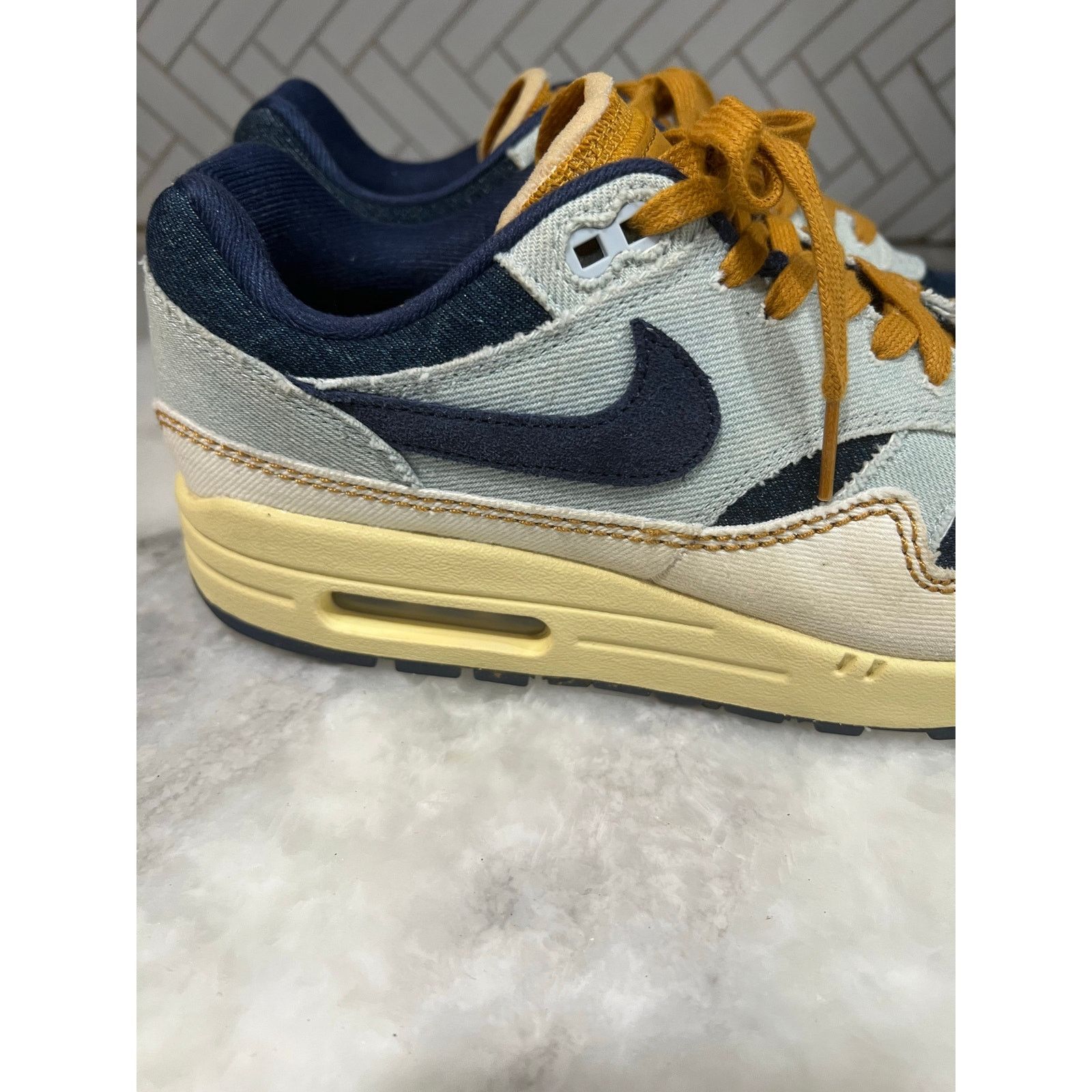Nike Nike Air Max 1 Premium Denim FQ8900-440 Women’s Size 10 Size US 9 / IT 39 - 11 Thumbnail