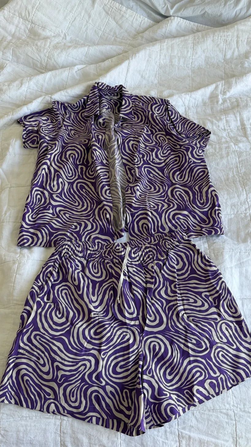 Bode Bode Mystic Waves Rugby Shorts — size XL/XXL Size US 38 / EU 54 - 1 Thumbnail
