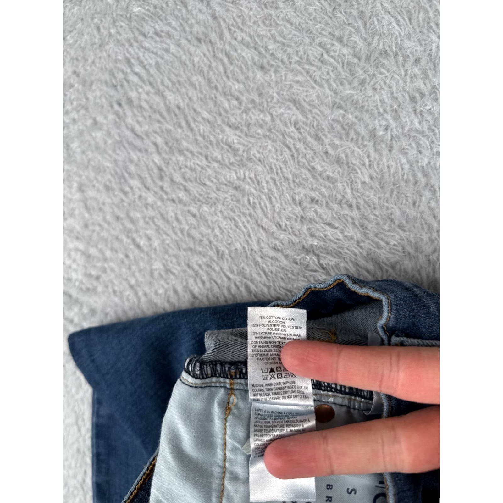 Lucky Brand Lucky Brand Jeans Women 24 Blue Denim Skinny Tapered Mid Rise Cotton Blend 24x27 Jeans Size 42" / US 20 - 7 Thumbnail