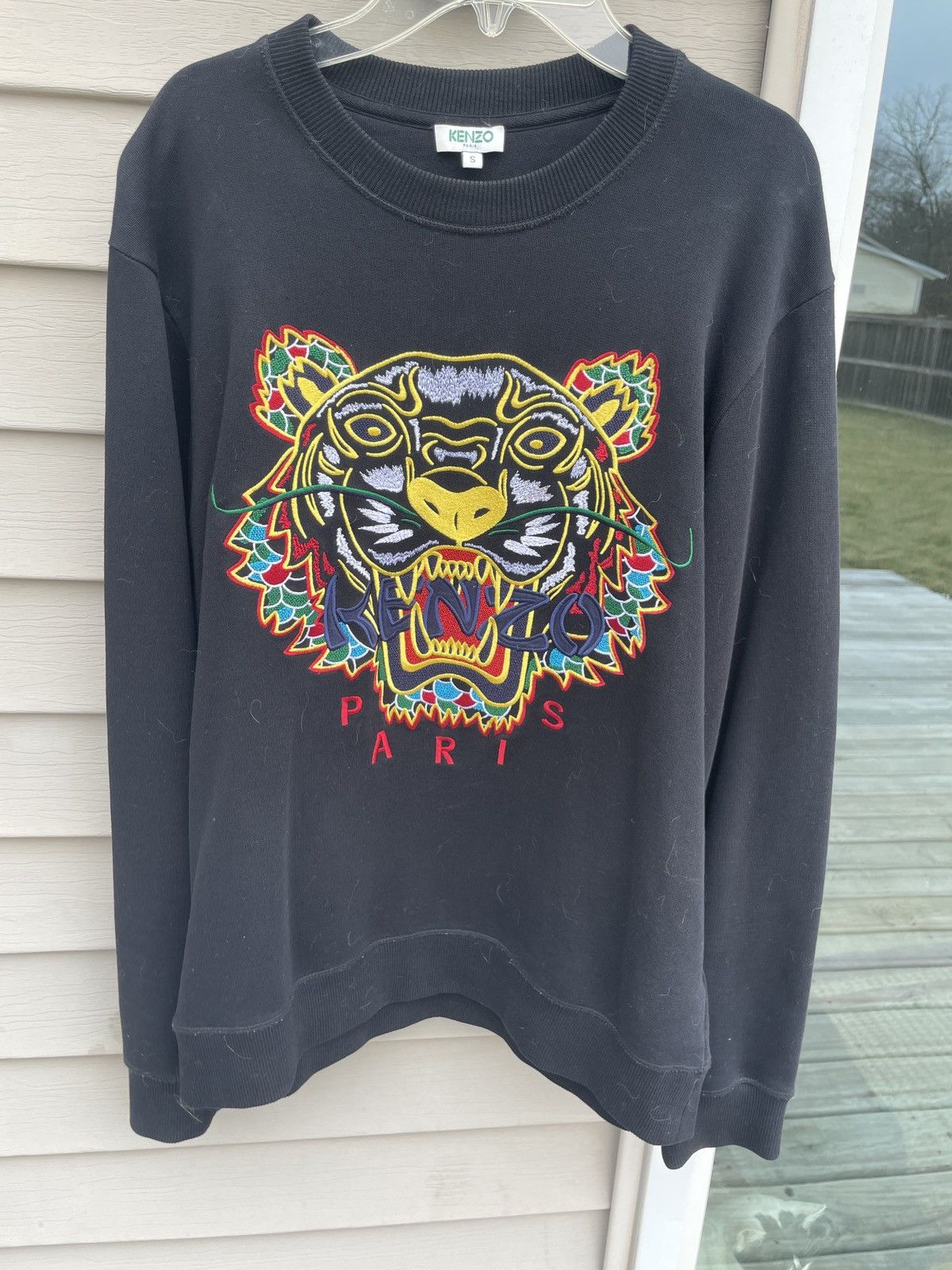 Image of Kenzo Crewneck in Black, Men's (Size Small)