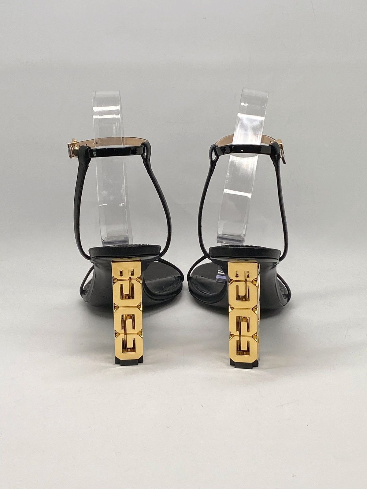 Givenchy Givenchy G Cube Sculptural Heel Leather Sandals size 37 Size US 7 / IT 37 - 7 Thumbnail