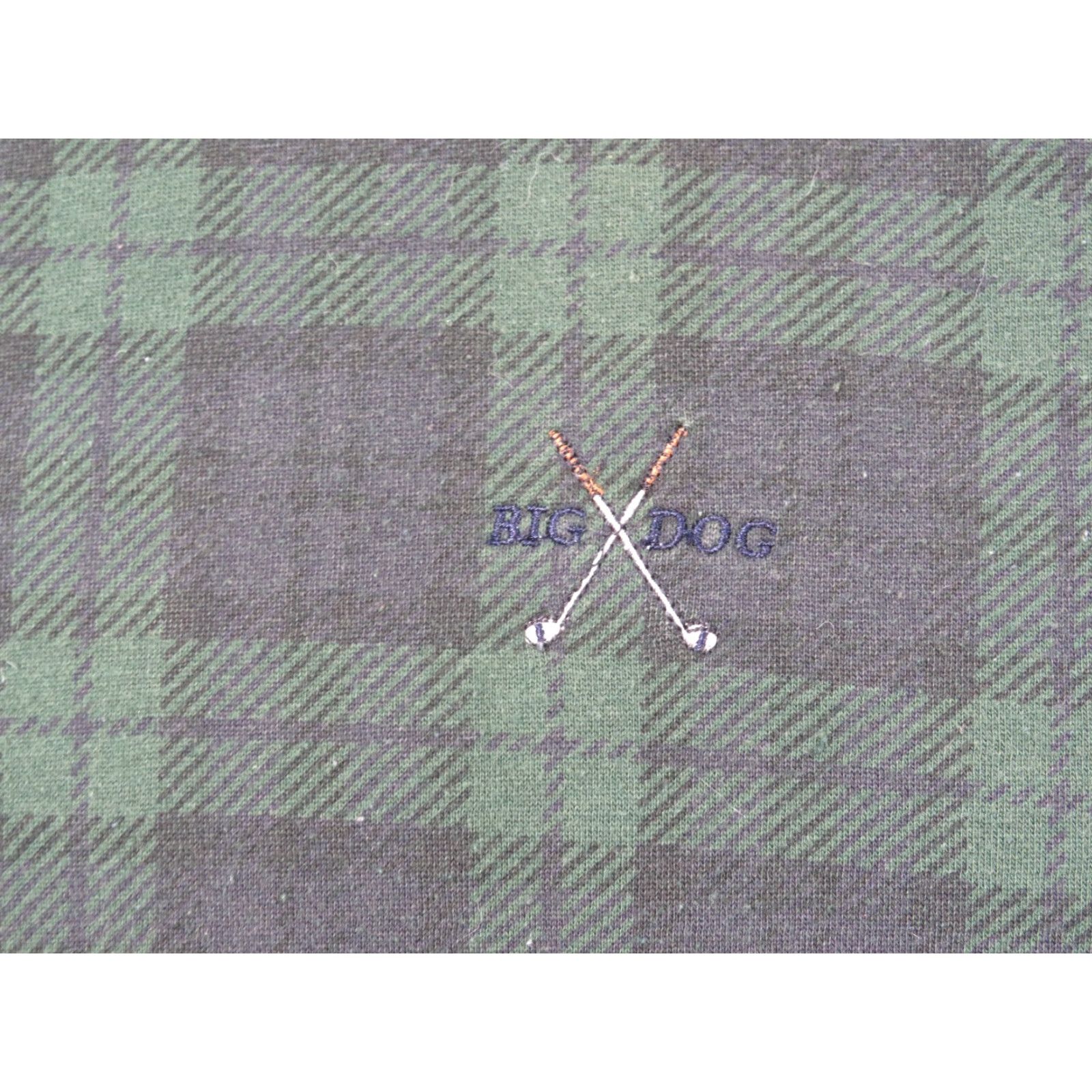 Big Dogs VINTAGE Big Dogs Sweater Shirt Mens M Green Plaid Golf Crew Neck Long Sleeve Pullover Heavyweight 90s Y2K Fall Winter Spring Size US M / EU 48-50 / 2 - 4 Thumbnail