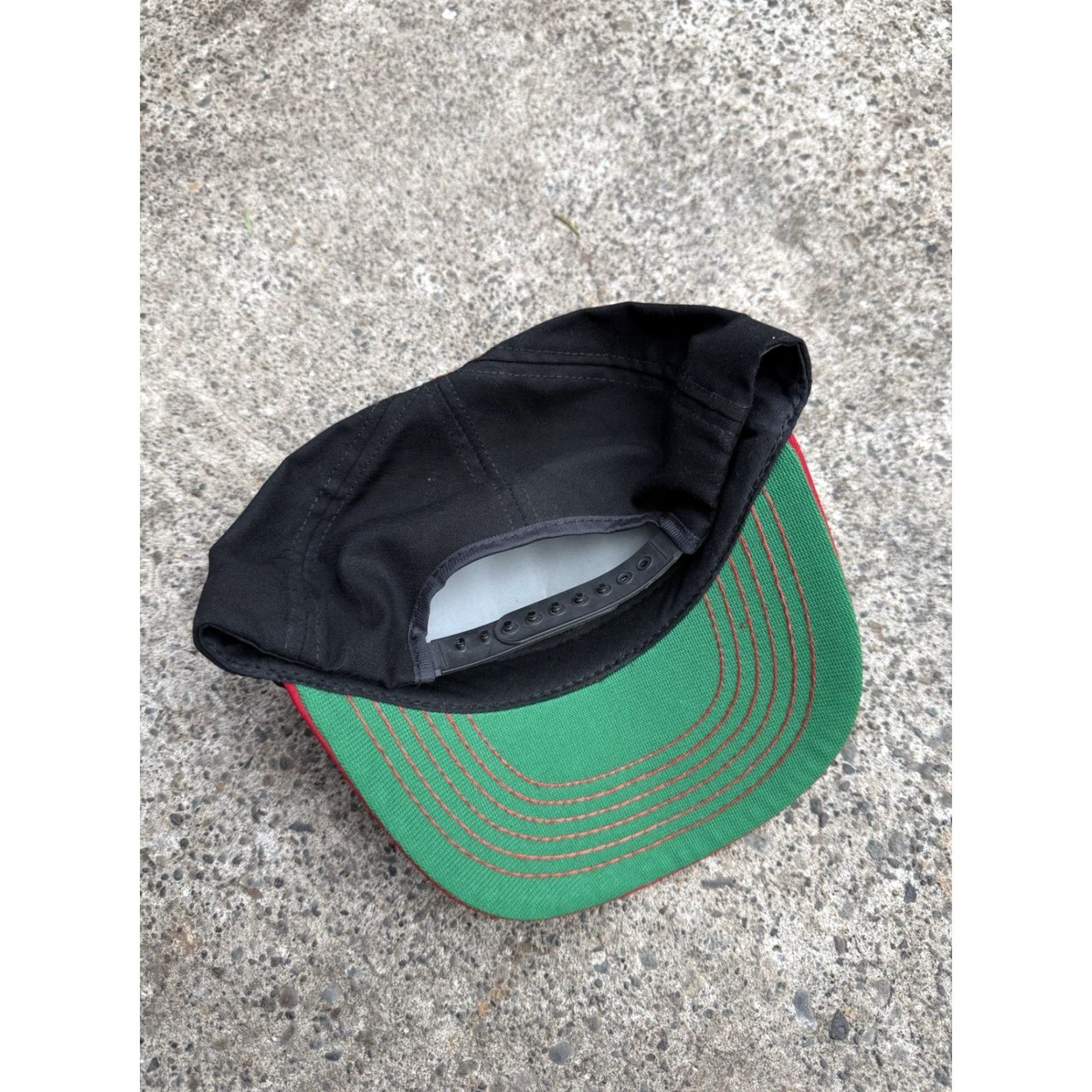 Vintage VINTAGE Spartan Black SnapBack Baseball Cap Men’s Hat USA 80s Grain Belt Premium Beer OSFA Men’s Hat Size ONE SIZE - 2 Thumbnail
