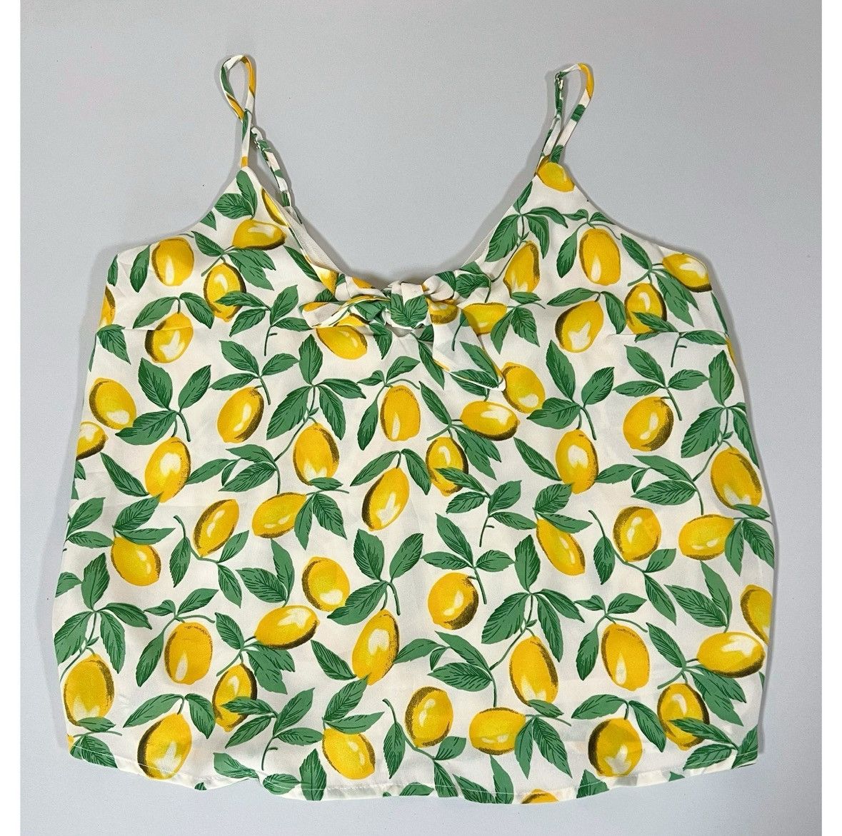 Lucky Brand Lush Yellow Lemon Floral Chiffon Top Shirt Blouse Size S 🍋✨ Size S / US 4 / IT 40 - 1 Thumbnail