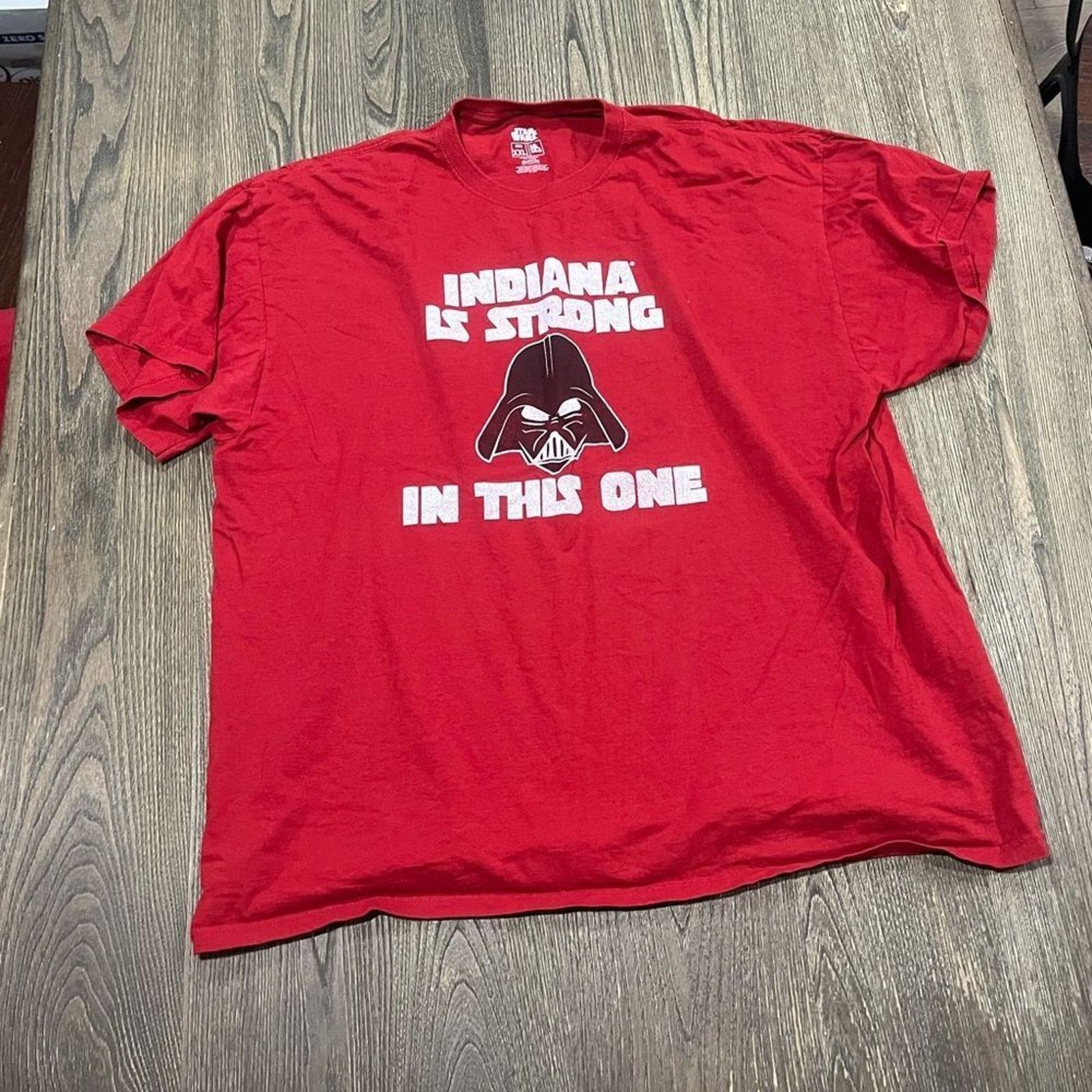 Star Wars Star Wars Darth Vader Graphic T-Shirt Short Sleeve Red XXL Size US XXL / EU 58 / 5 - 1 Thumbnail