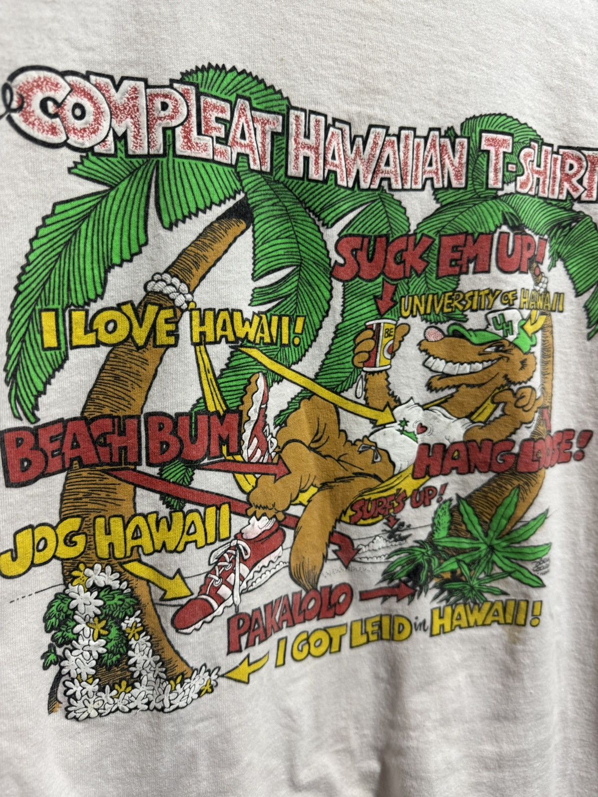 Designer × Vintage Vintage hawaian t shirt adidas shoes Size US M / EU 48-50 / 2 - 7 Thumbnail