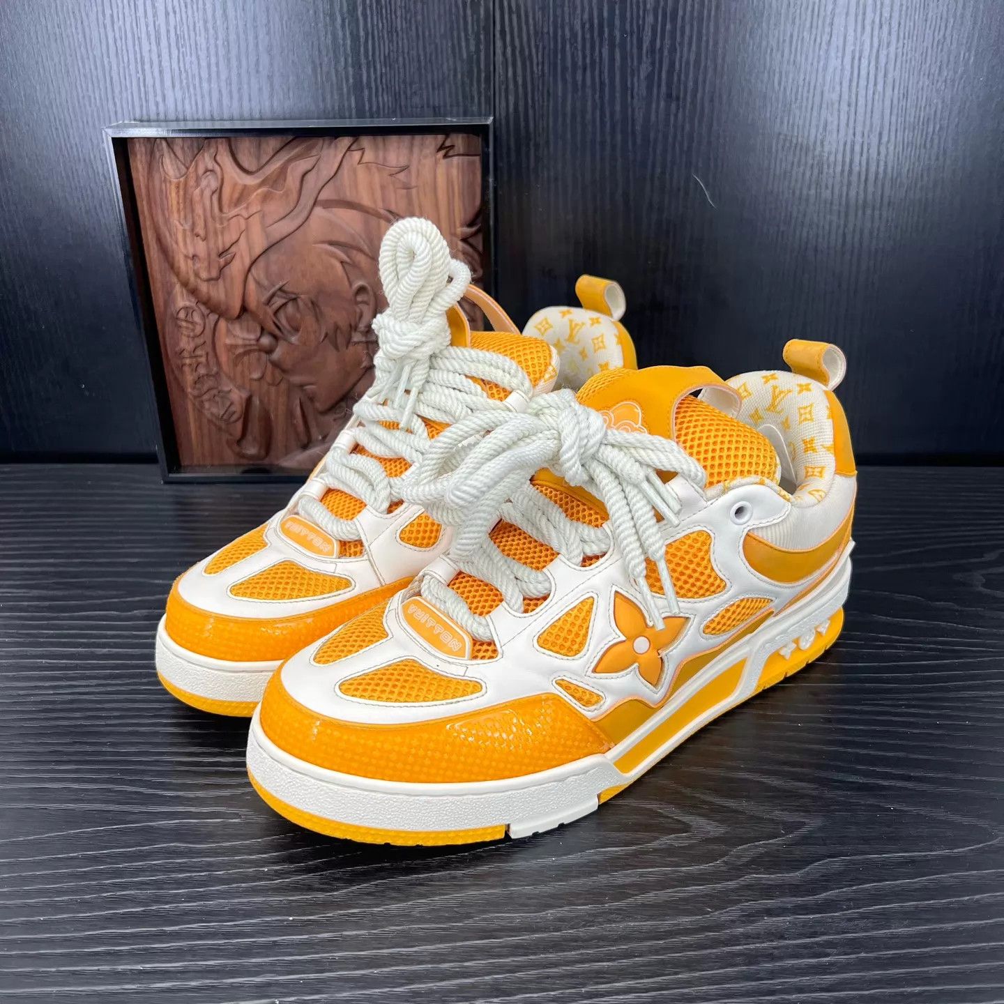 Louis Vuitton LV Skate White & Yellow 42 Size US 9 / EU 42 - 1 Thumbnail