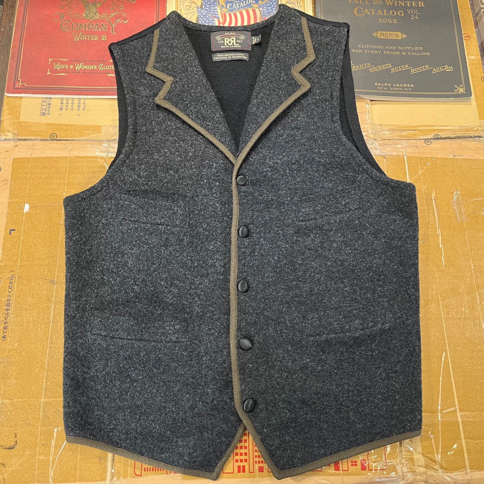 RRL Double RL Wool Vest