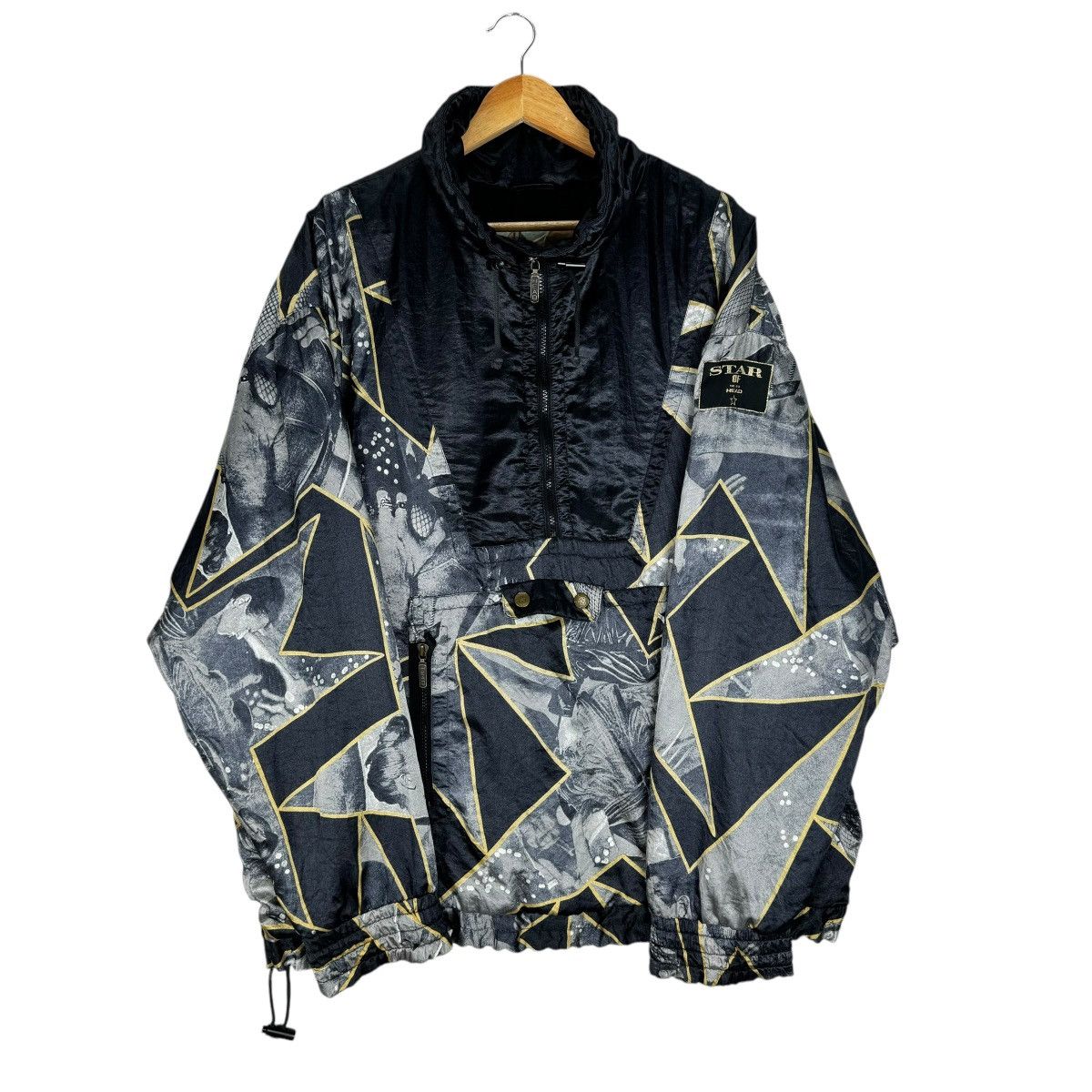 Japanese Brand × Vintage 🌟VINTAGE 90s HEAD STAR HALF ZIP SKI WEAR JACKET Size US XL / EU 56 / 4 - 2 Thumbnail