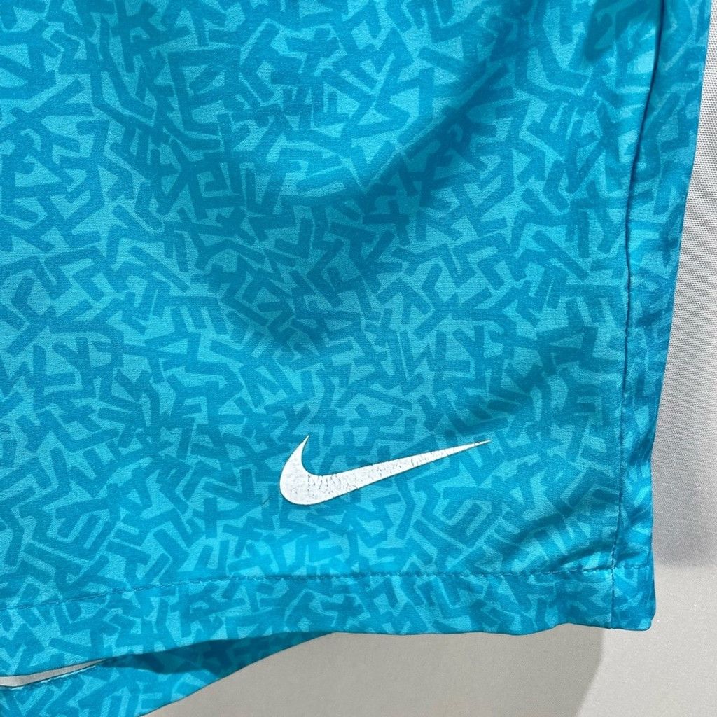 Nike Nike Mens Premier Gladiator 7" Shorts in Teal Print Size M Size US 30 / EU 46 - 4 Thumbnail