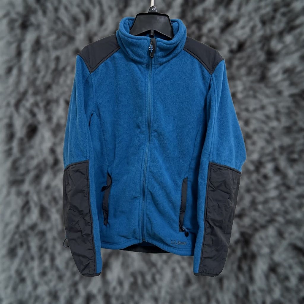 Vintage L.L. Bean Polartec Fleece Jacket Womens Large Blue Full Zip Regular Fit Size L / US 10 / IT 46 - 1 Thumbnail