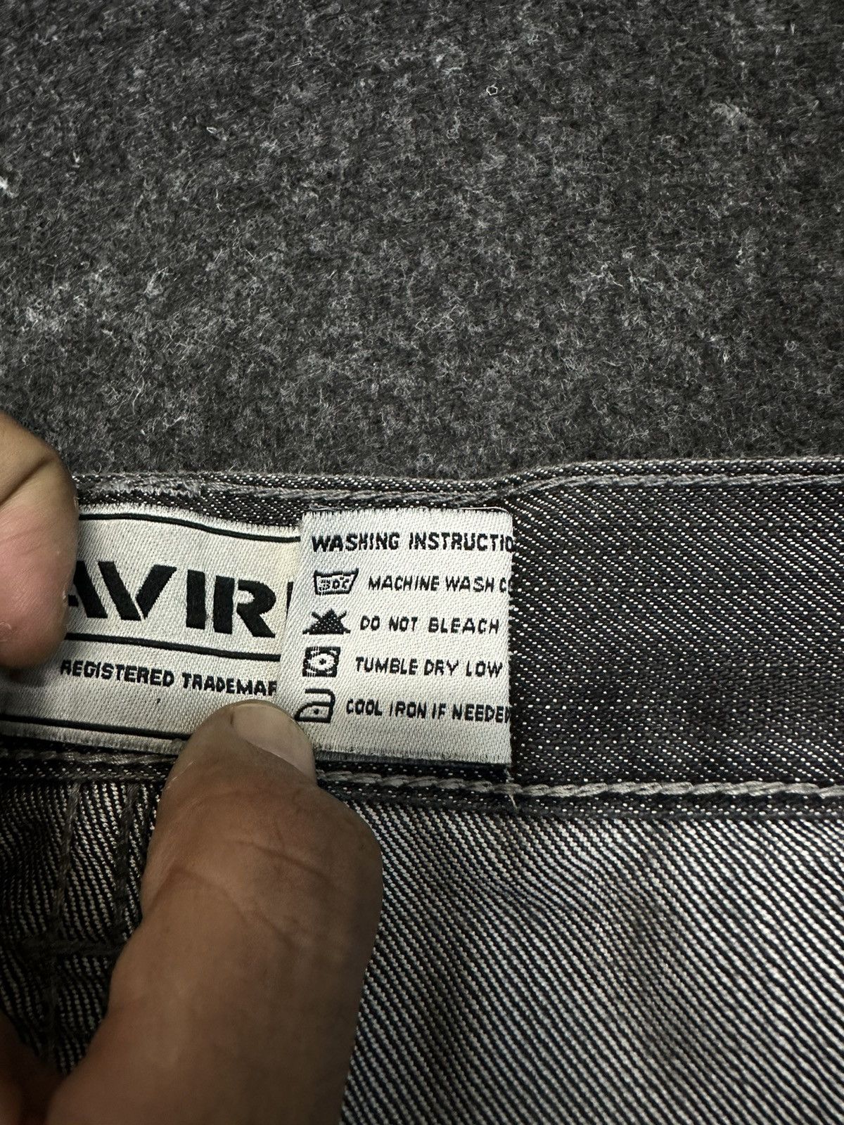 Avirex Avirex Baggy Washed Denim Size 36 F32 Size US 36 / EU 52 - 10 Thumbnail
